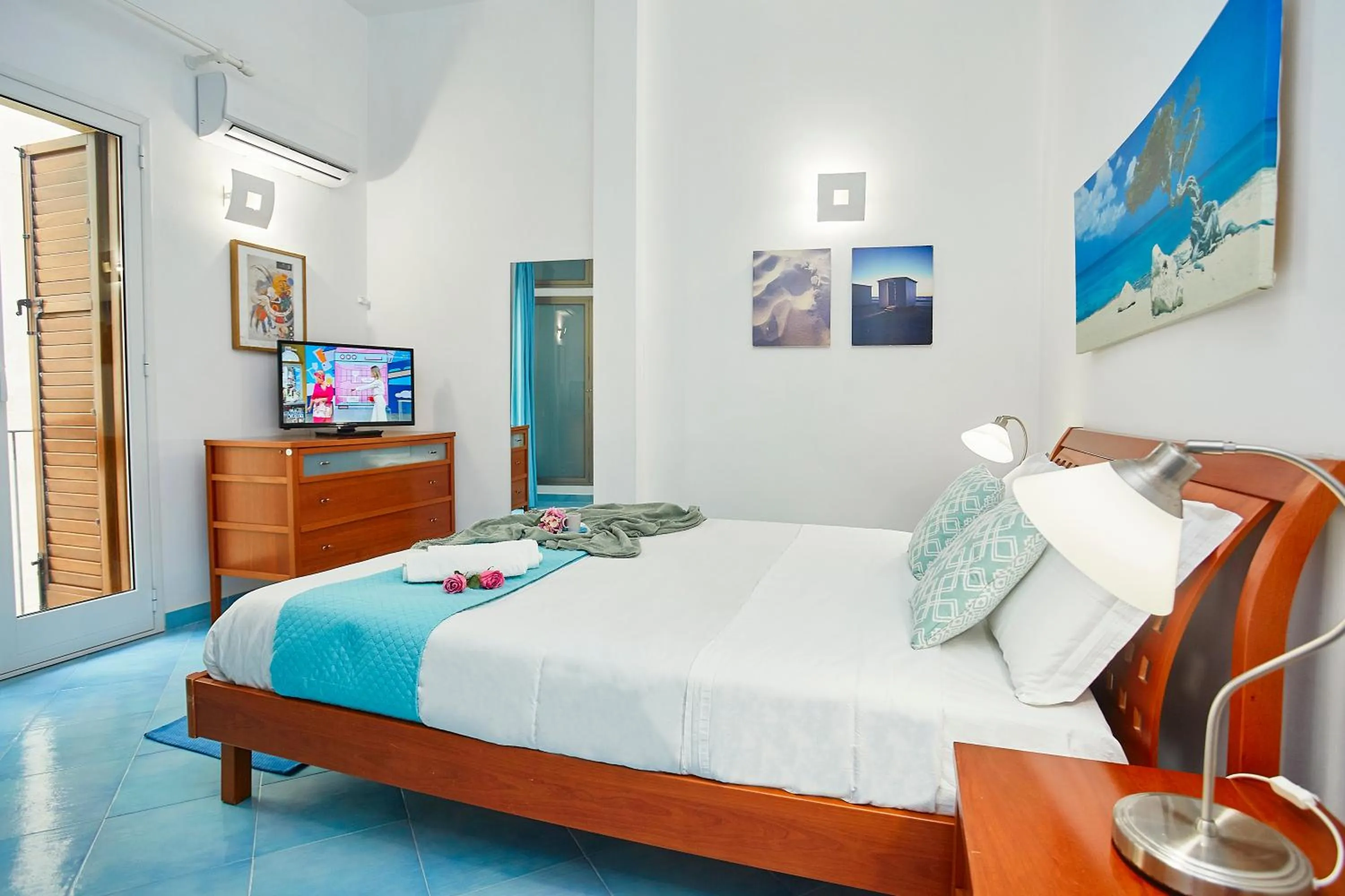 Bedroom, Bed in Appartamenti Rosa Dei Venti