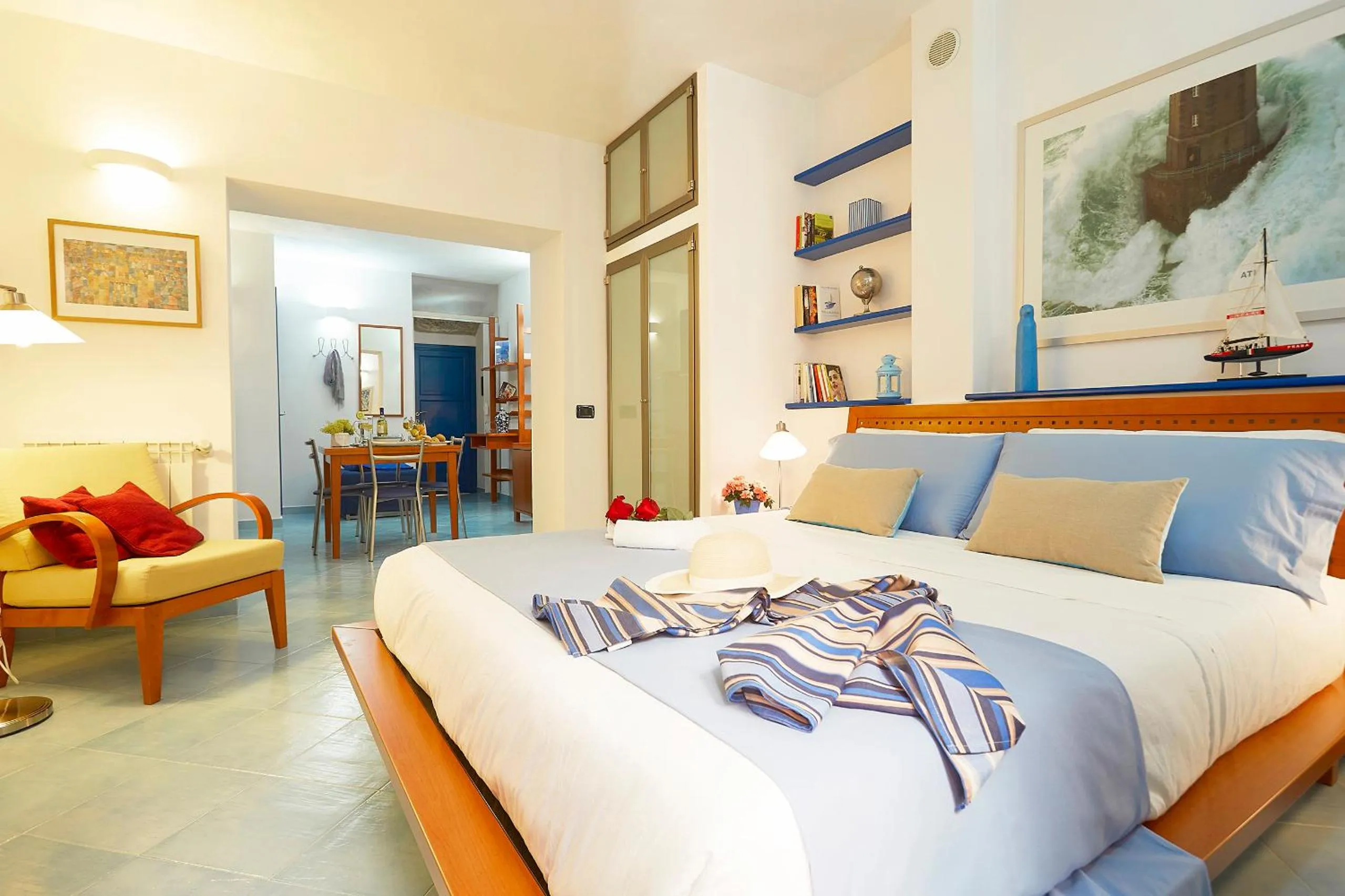 Bedroom, Bed in Appartamenti Rosa Dei Venti