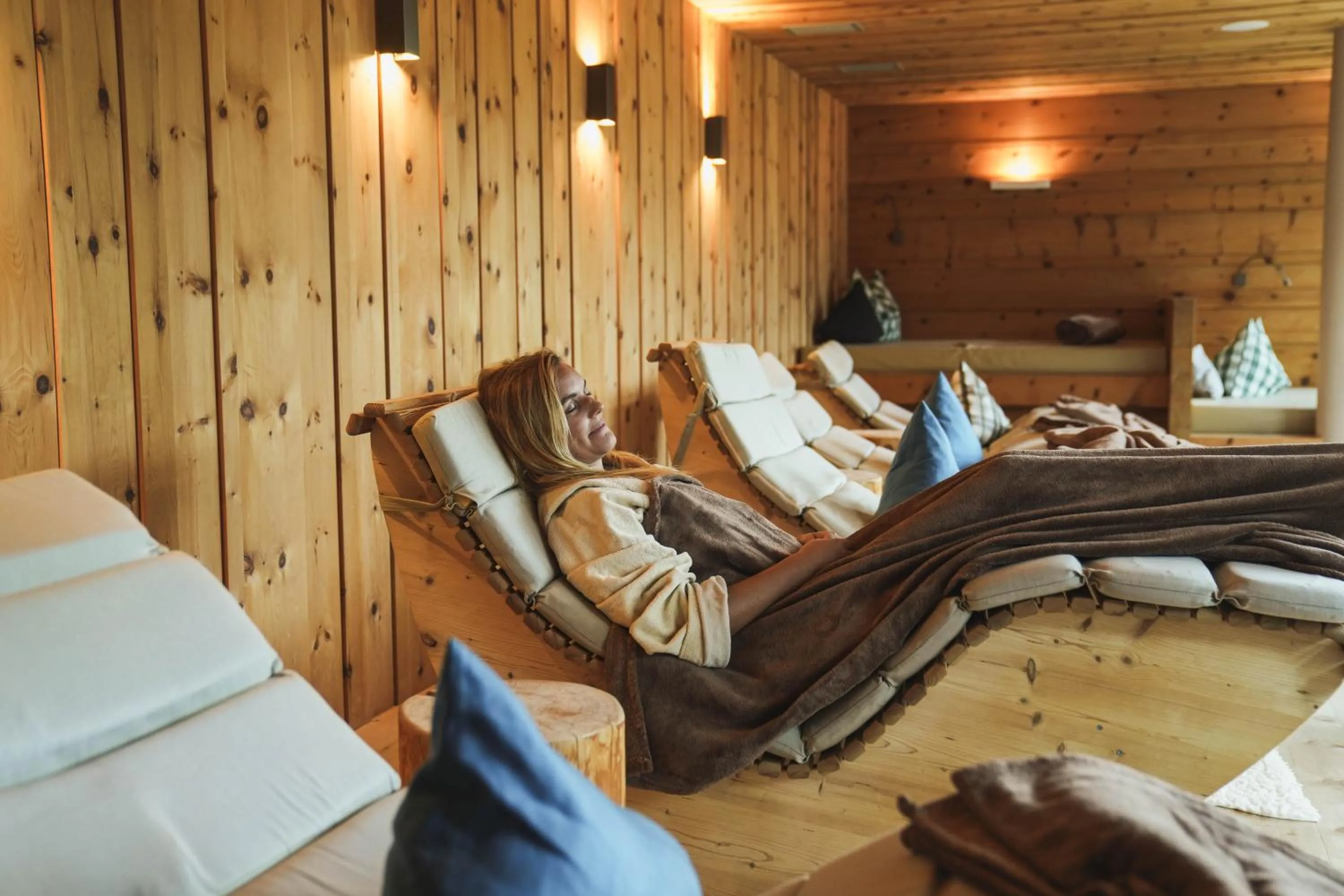 Spa and wellness centre/facilities in Hotel Valserhof