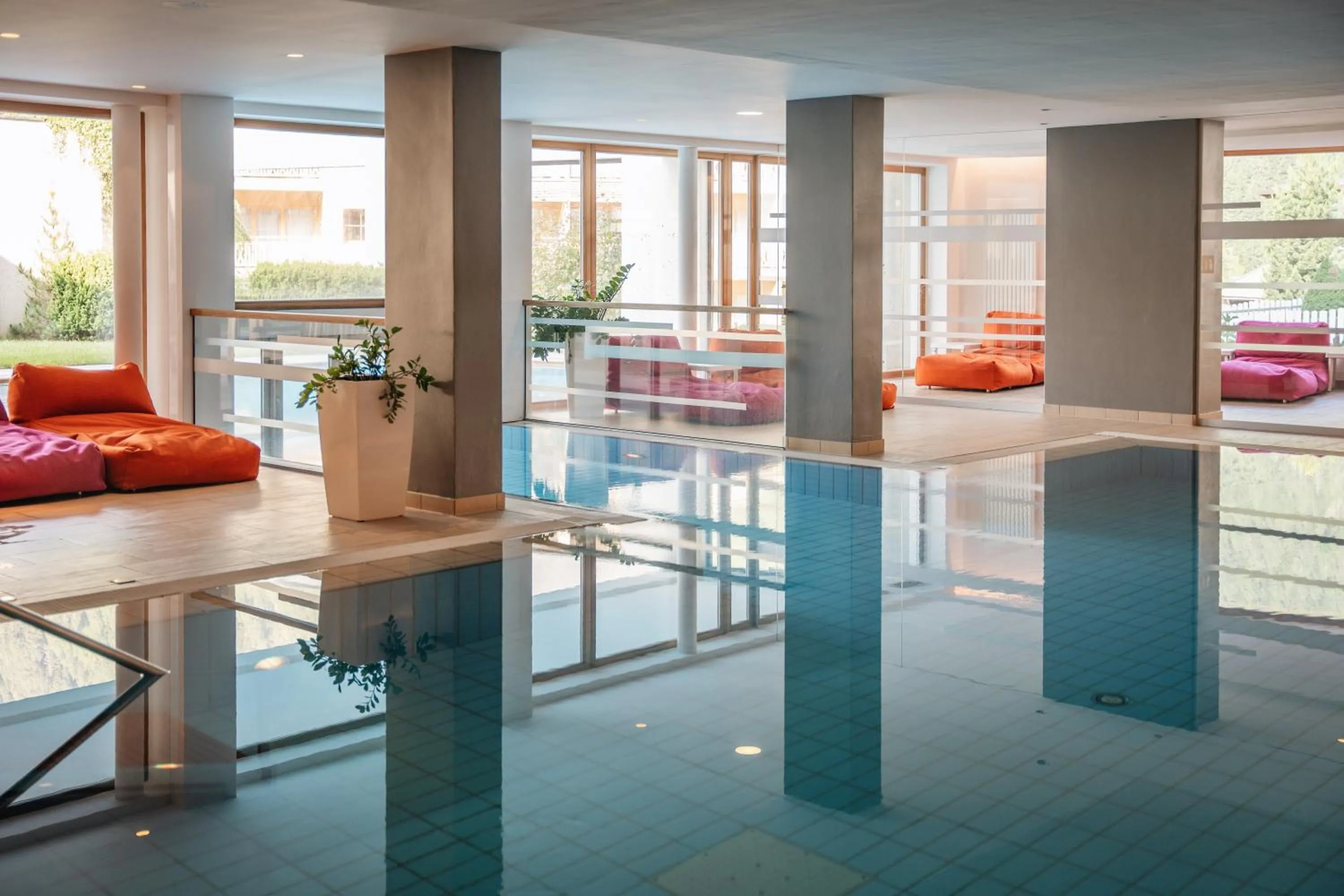 Swimming pool in Hotel Valserhof