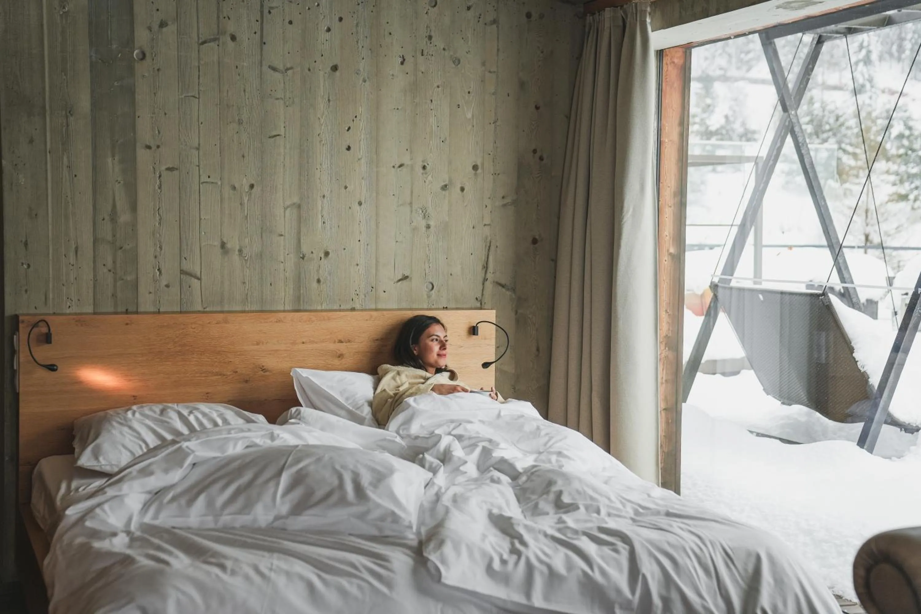 Photo of the whole room, Bed in Hotel Valserhof