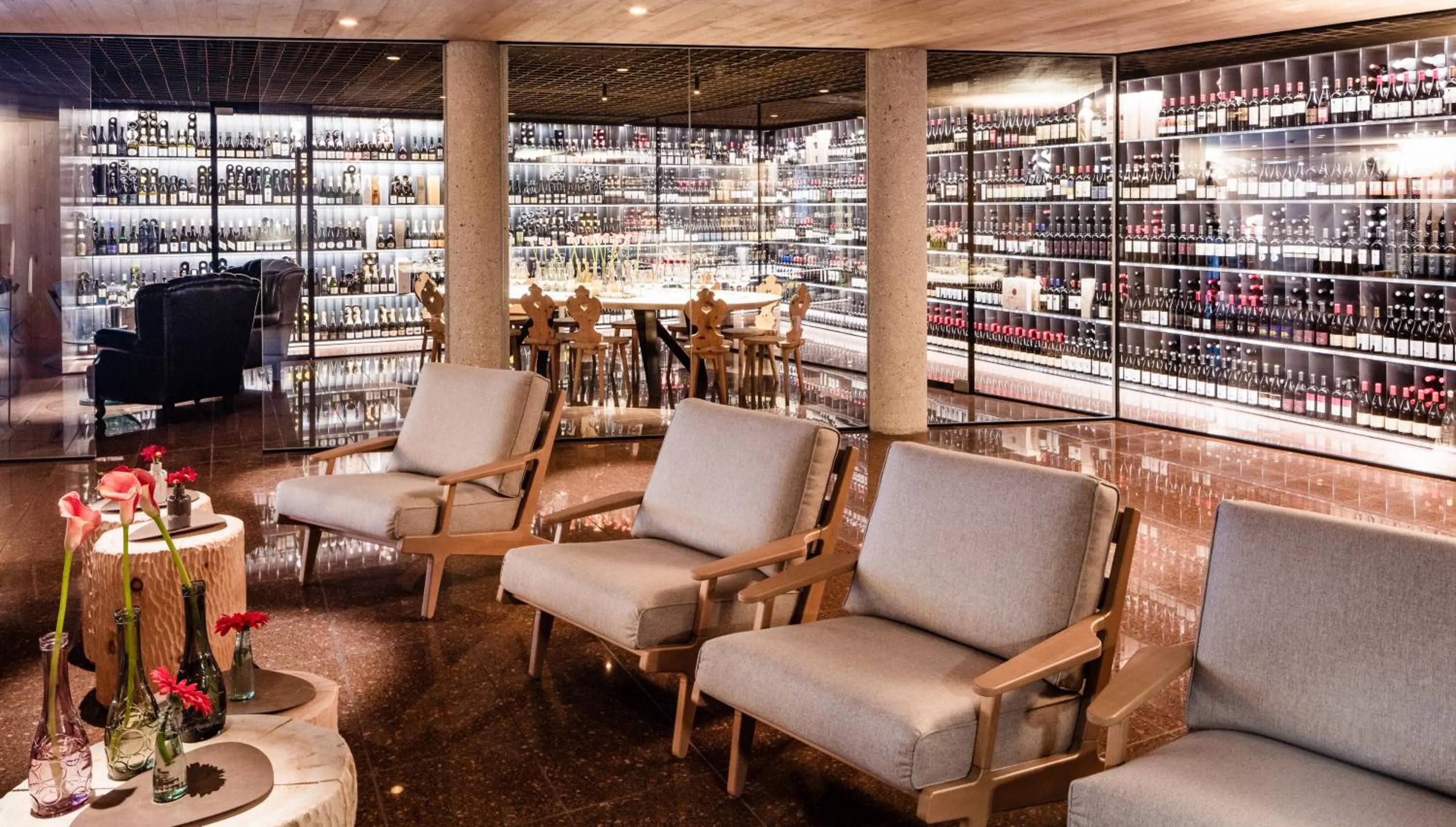 Lobby or reception in Hotel Valserhof