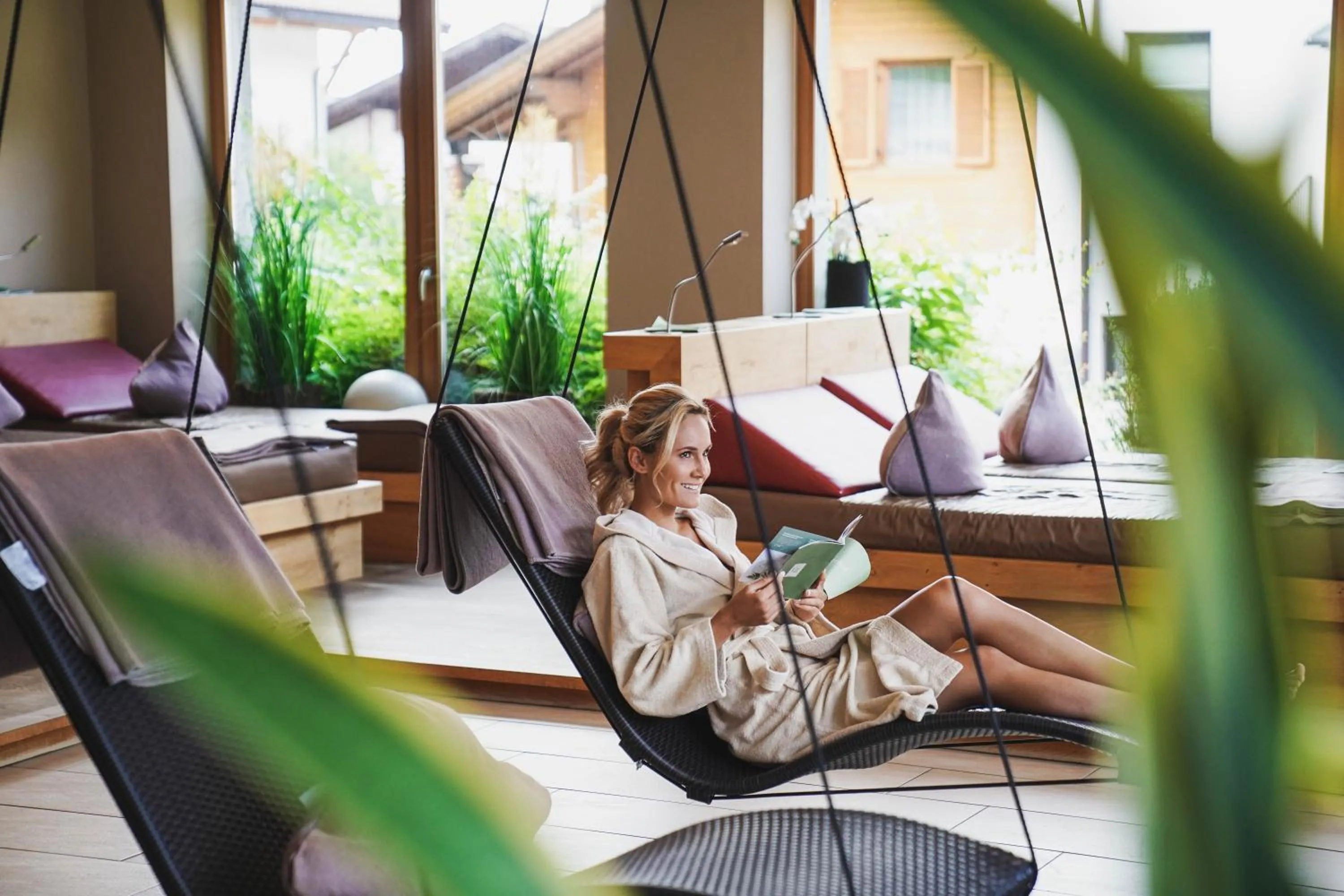 Spa and wellness centre/facilities in Hotel Valserhof