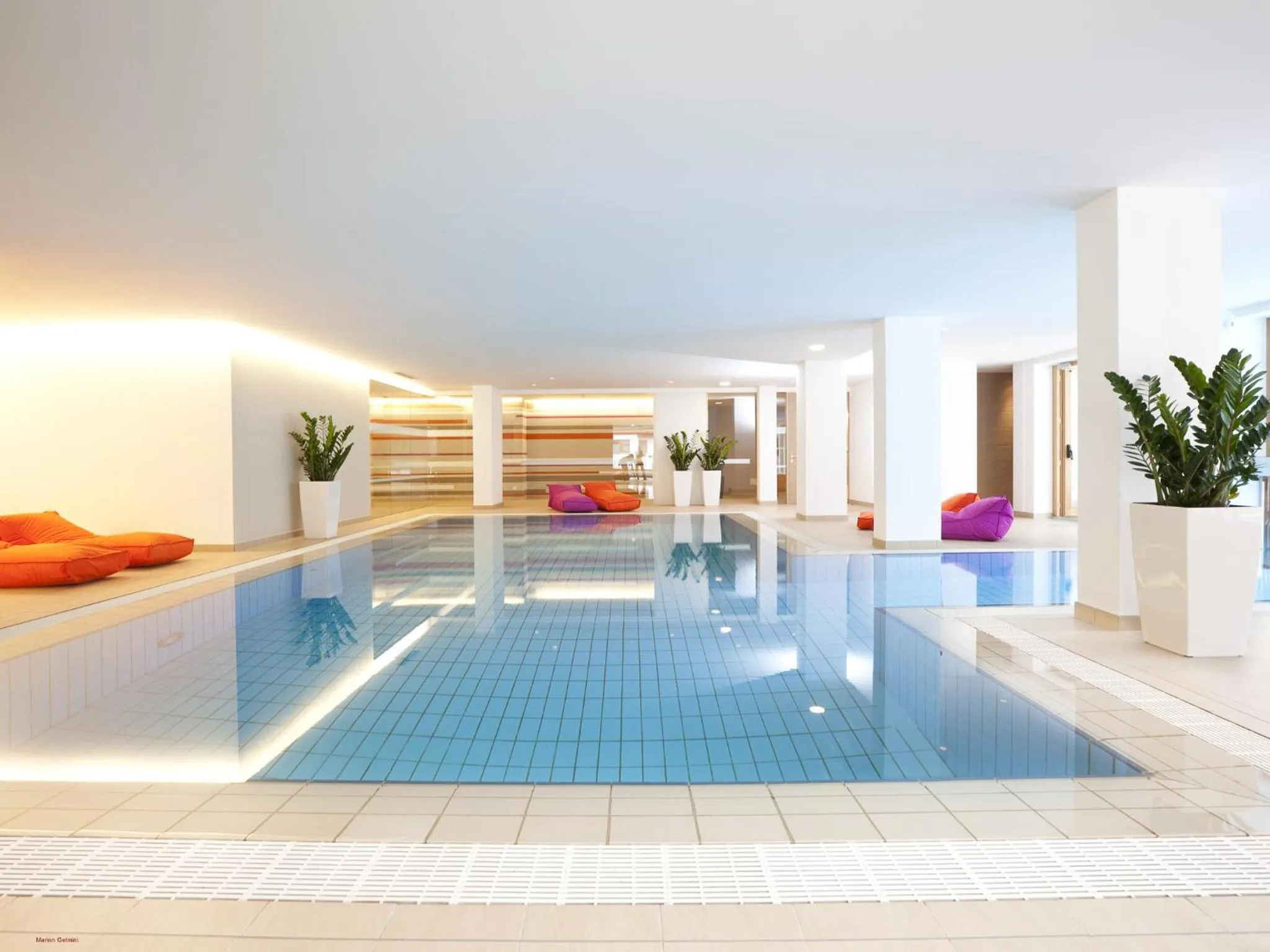 Swimming pool in Hotel Valserhof