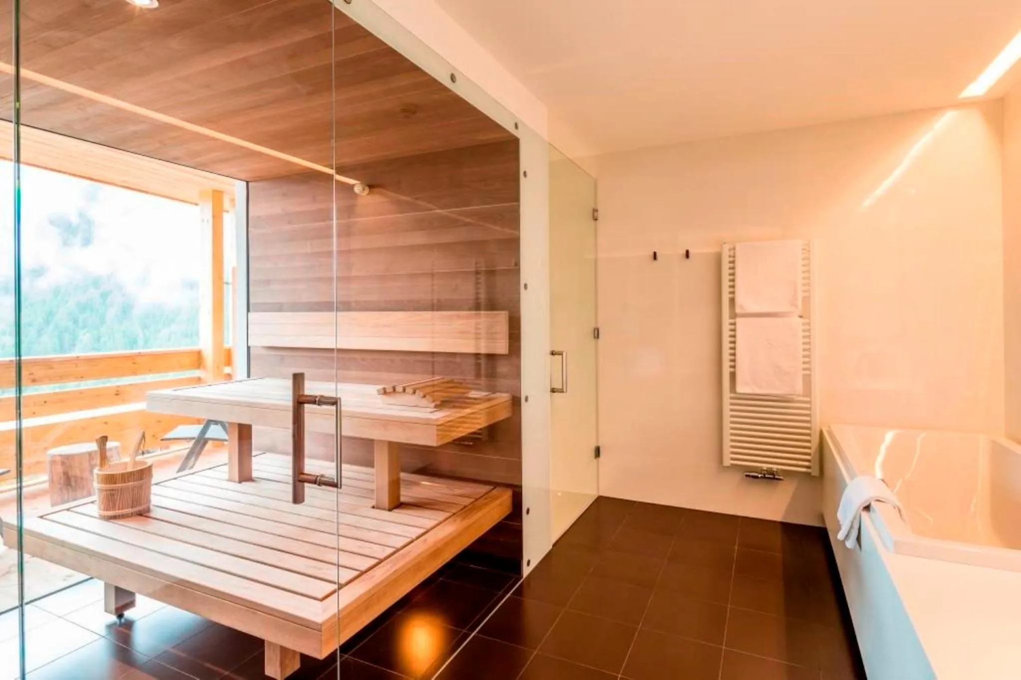 Sauna in Hotel Valserhof