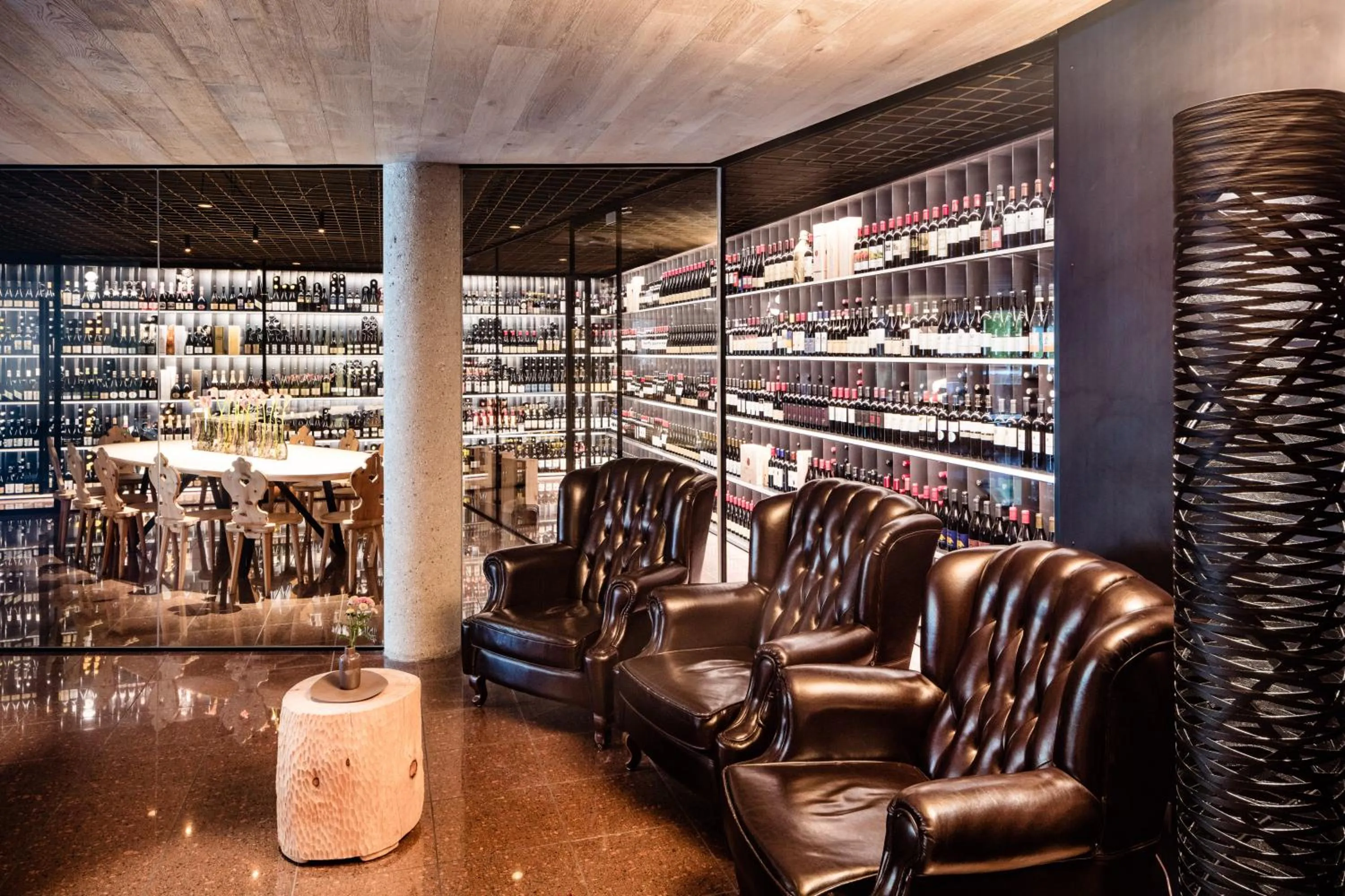 Lobby or reception in Hotel Valserhof