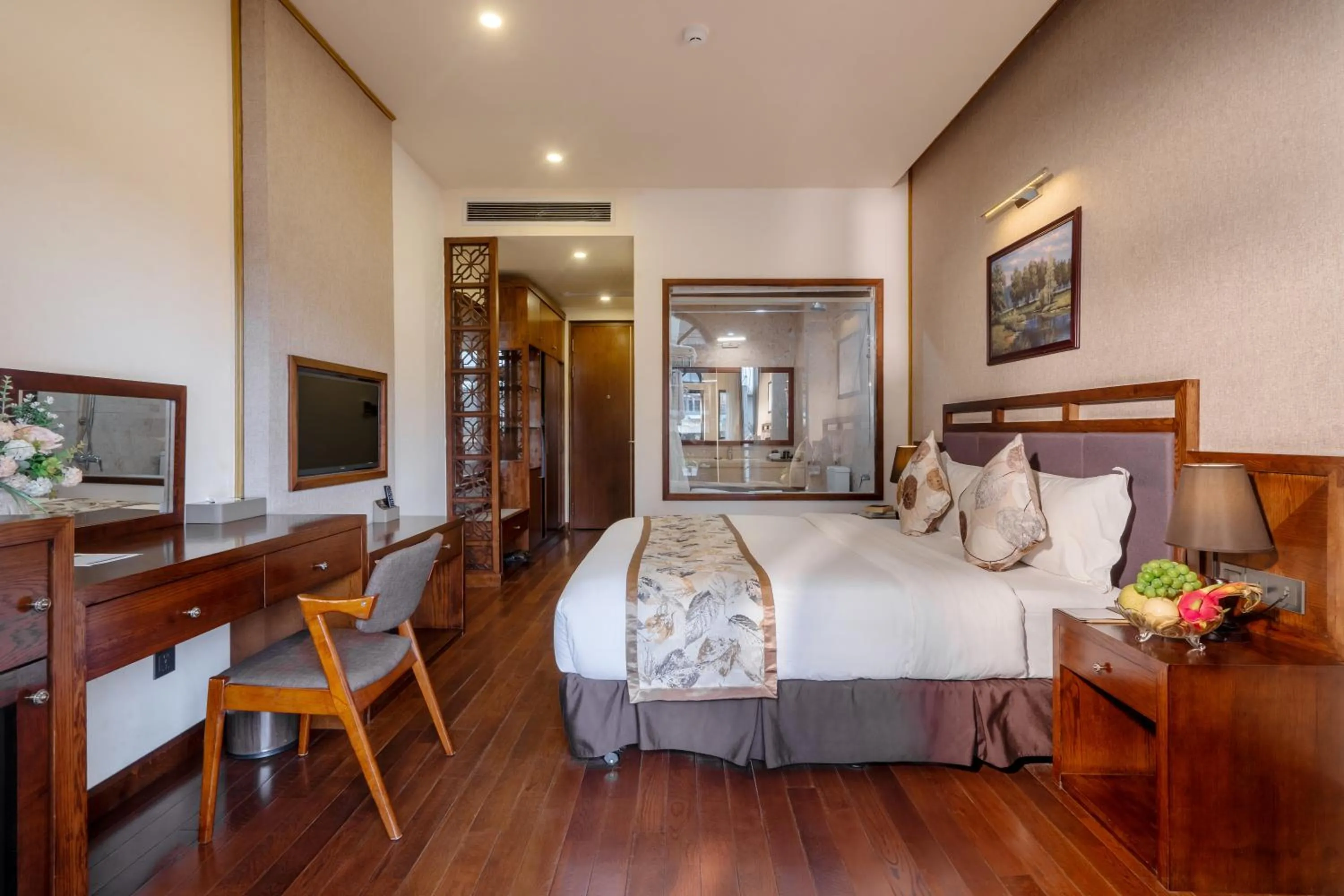 Living room, Bed in Canvas Sapa Legend Hotel