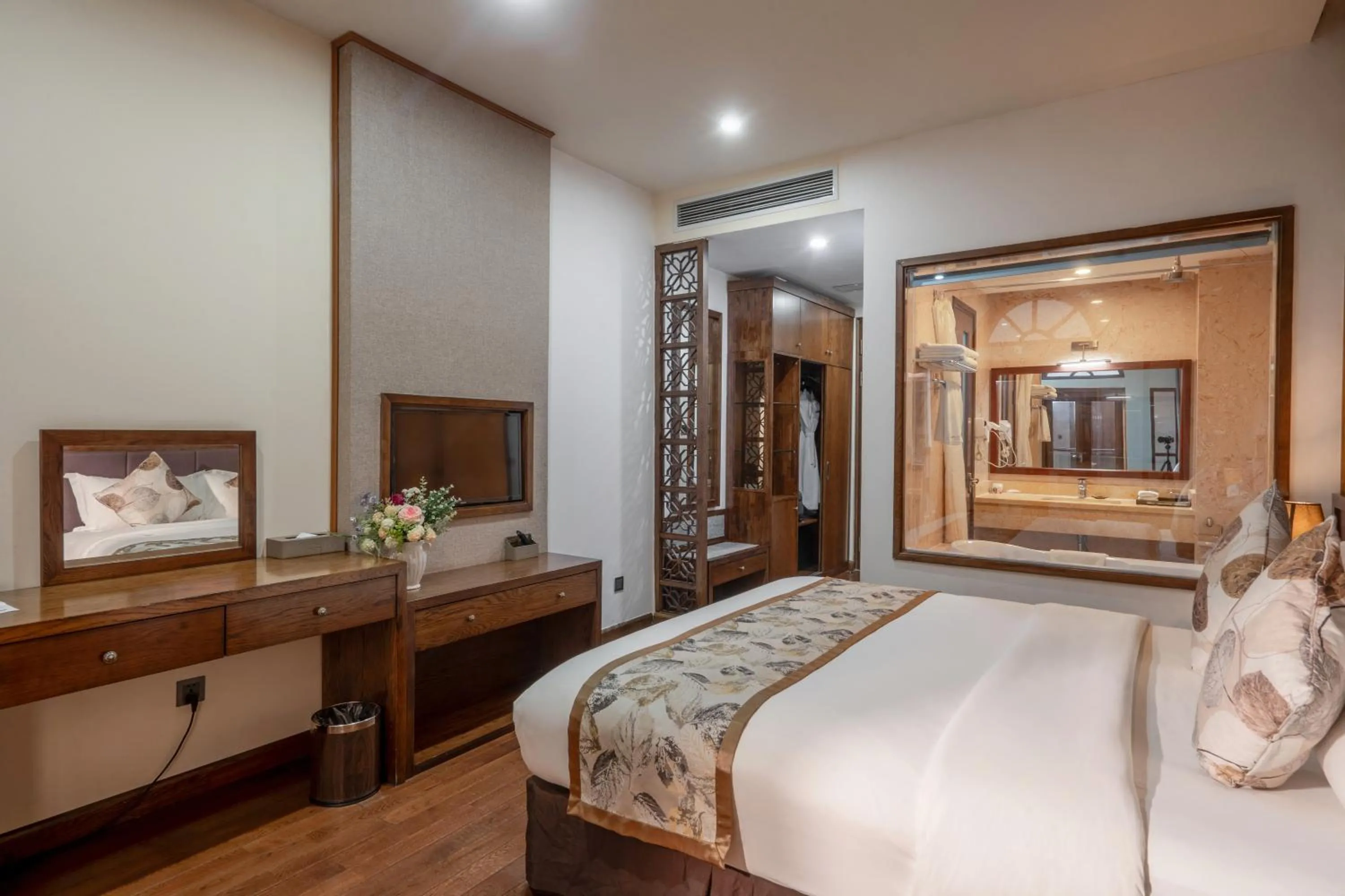 Living room, Bed in Canvas Sapa Legend Hotel