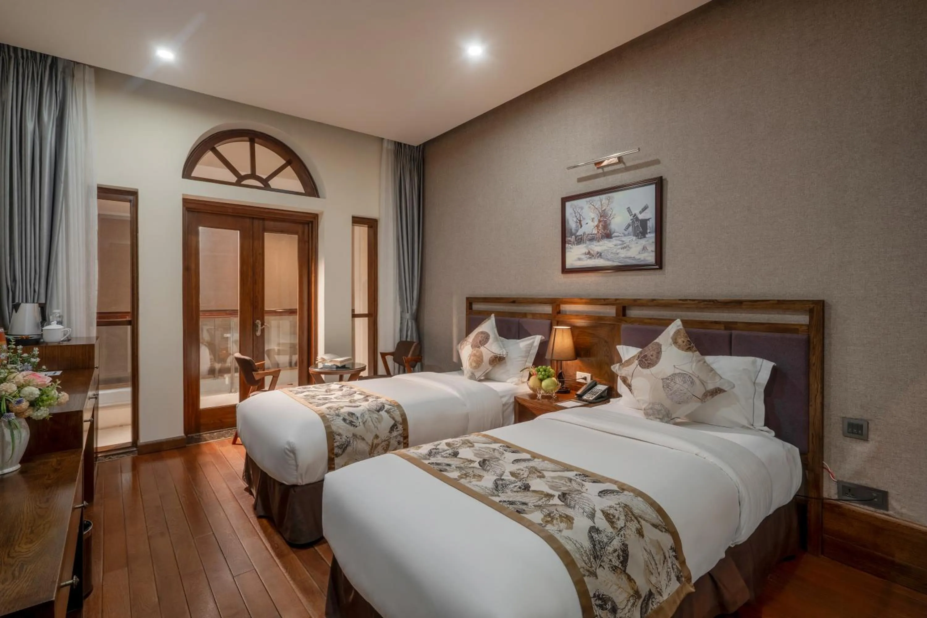 Property building, Bed in Canvas Sapa Legend Hotel