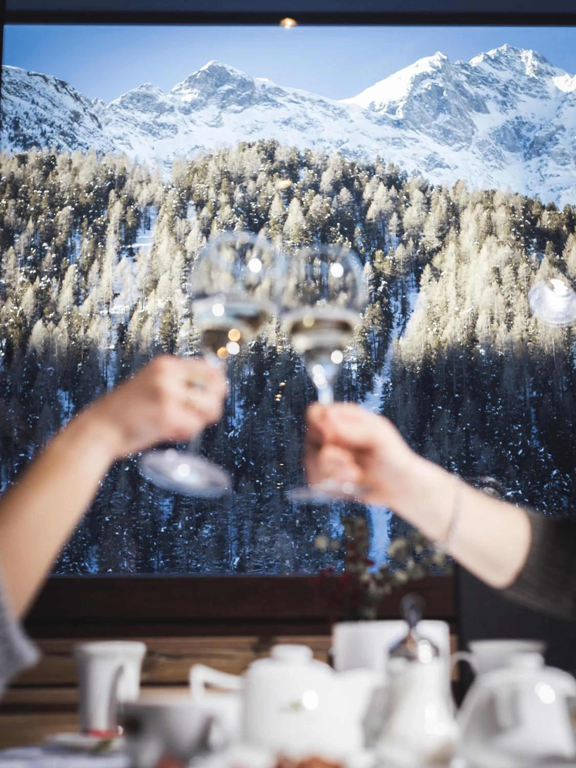 Restaurant/places to eat in Hotel Gampen