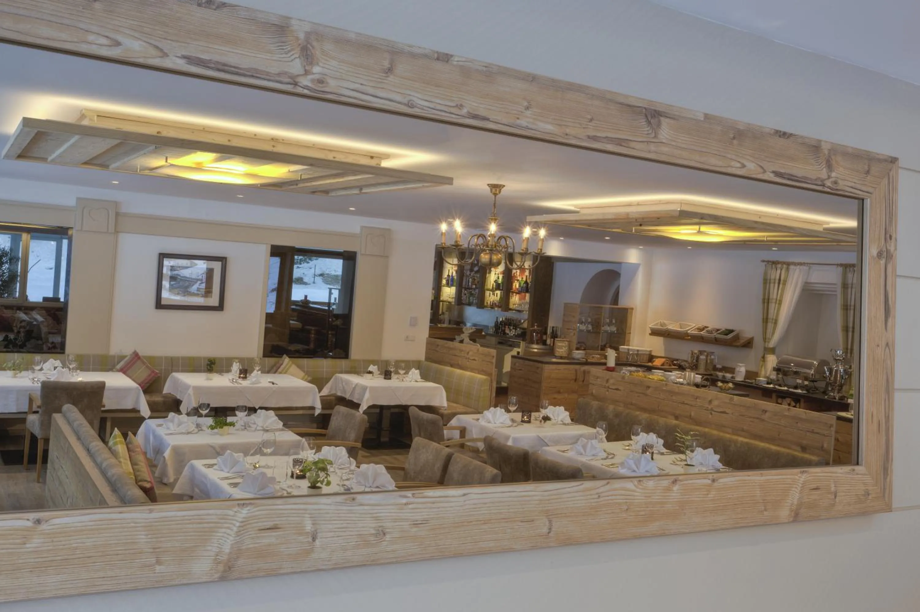 Restaurant/places to eat in Hotel Gampen