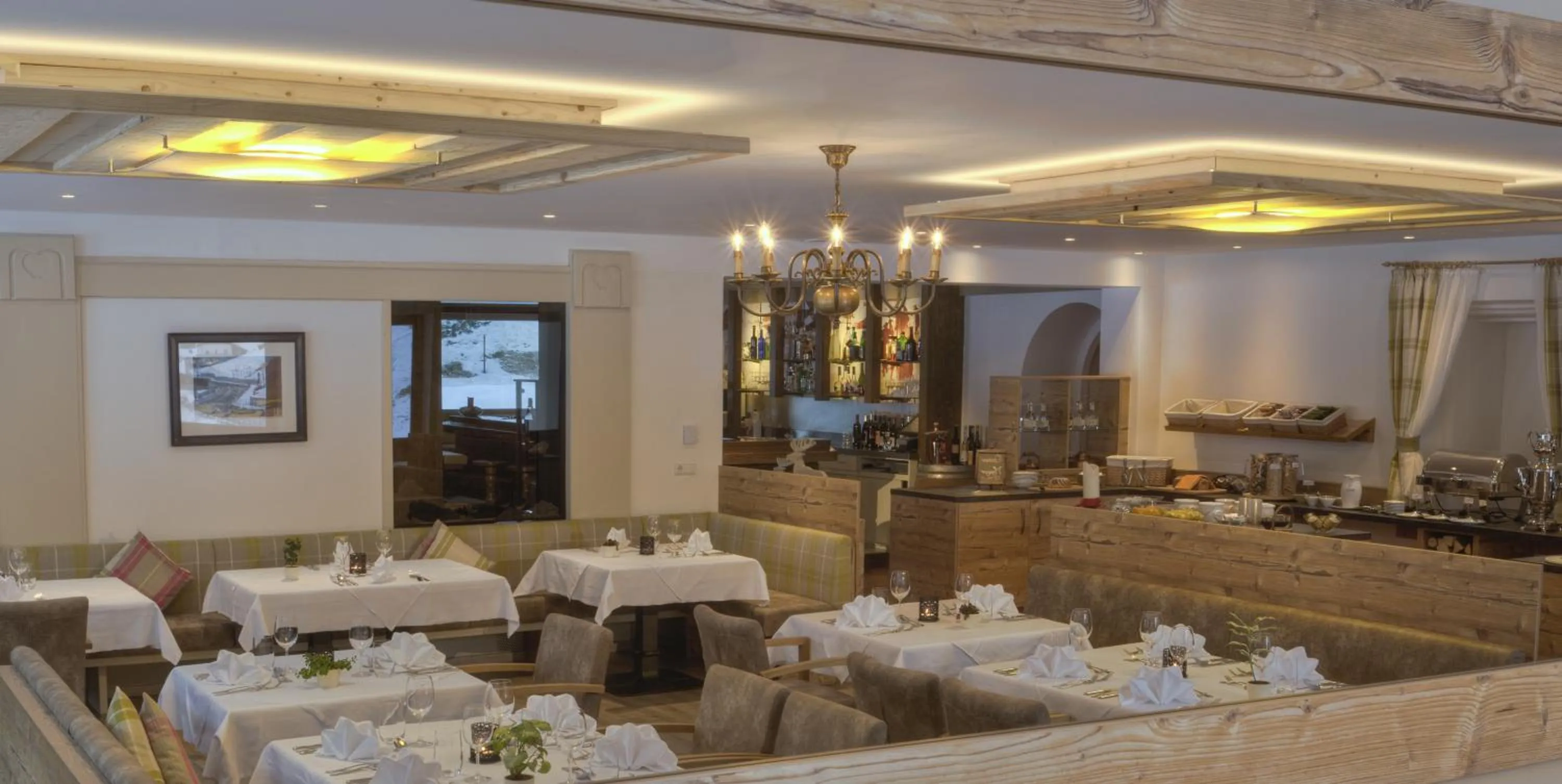 Restaurant/places to eat in Hotel Gampen