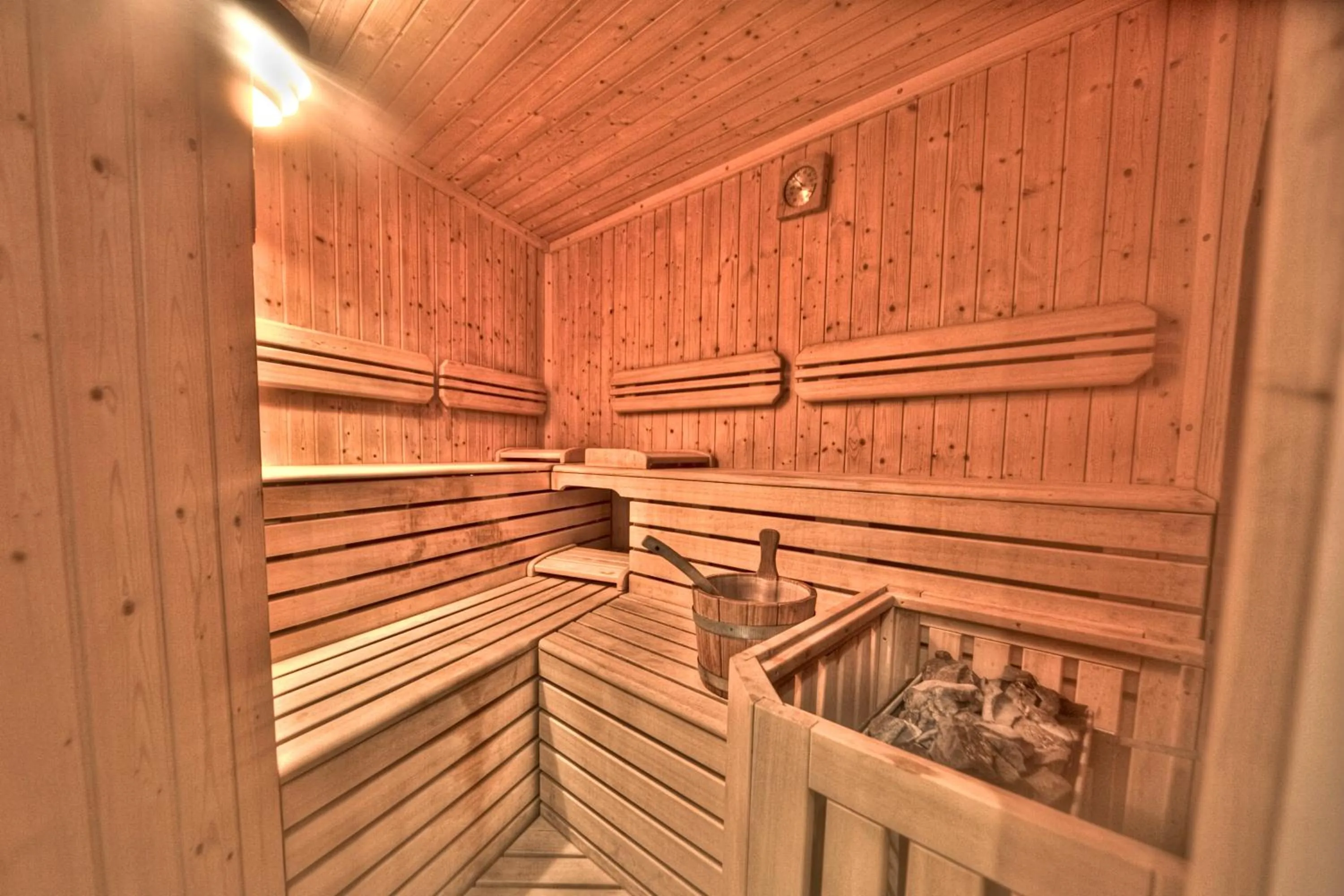 Sauna in Le Miramonti Hotel Restaurant & Wellness