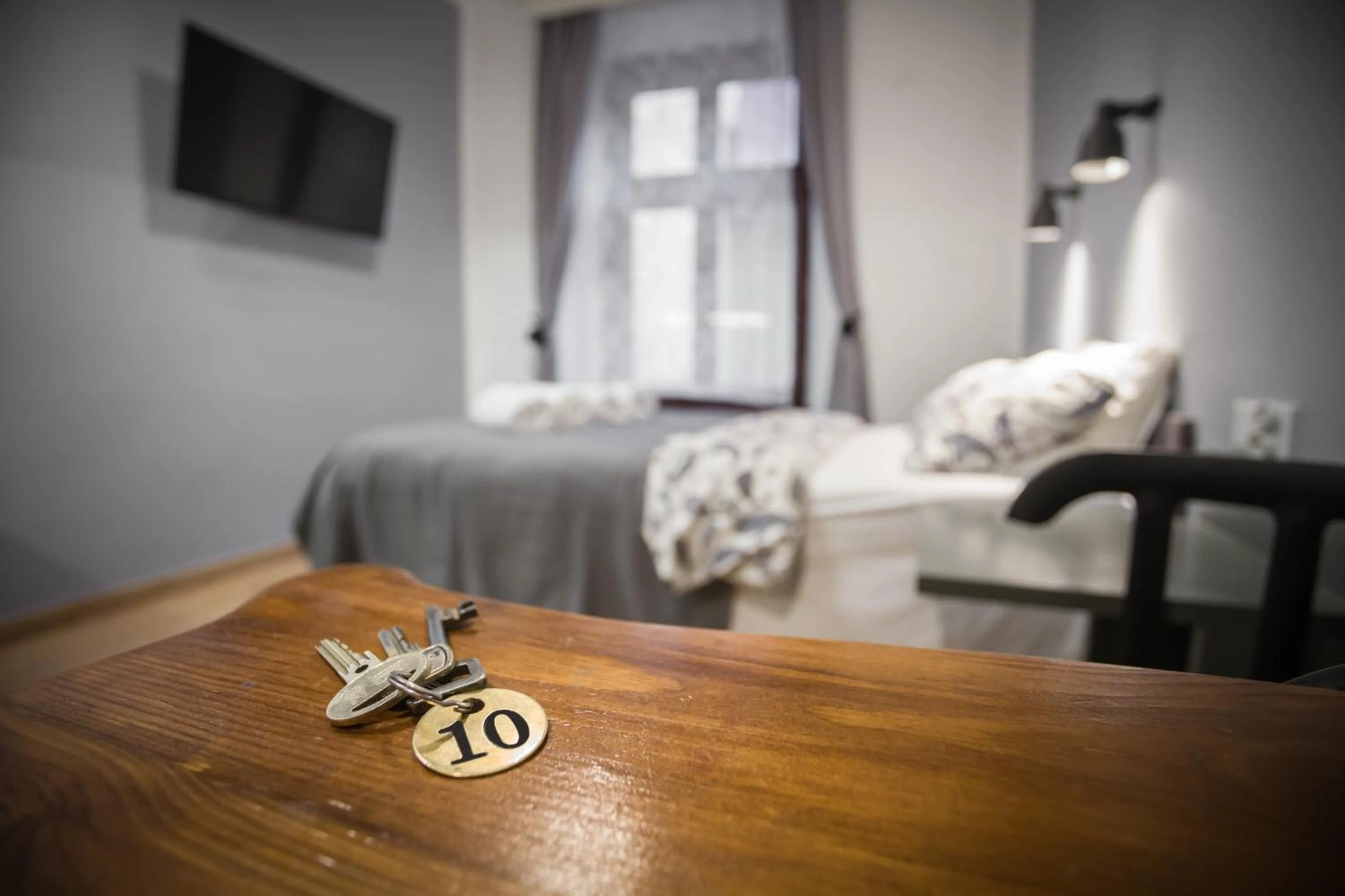 Bed in Pokoje Gościnne Św. Anny