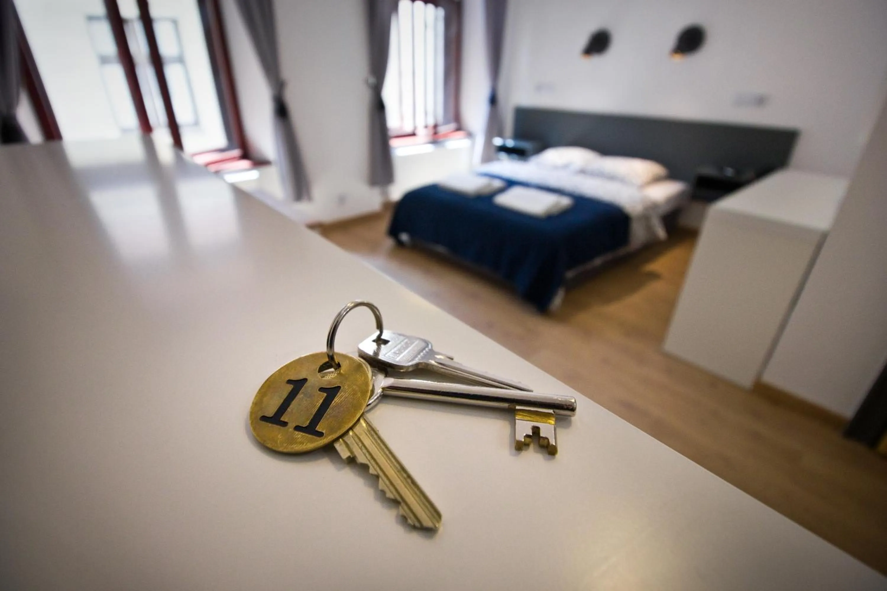 Bed in Pokoje Gościnne Św. Anny