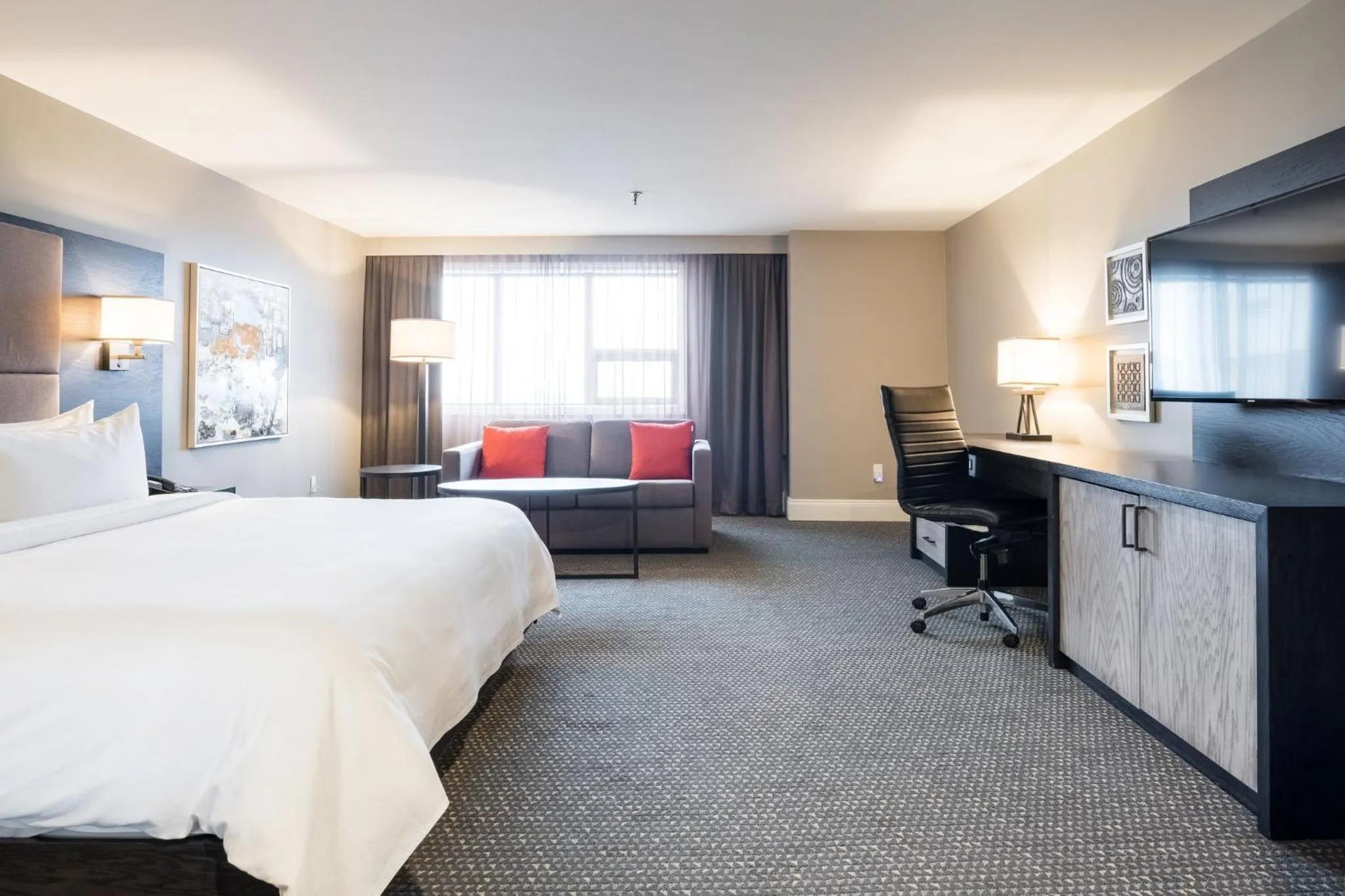 Photo of the whole room, Bed in Crowne Plaza Hotel Moncton Downtown by IHG