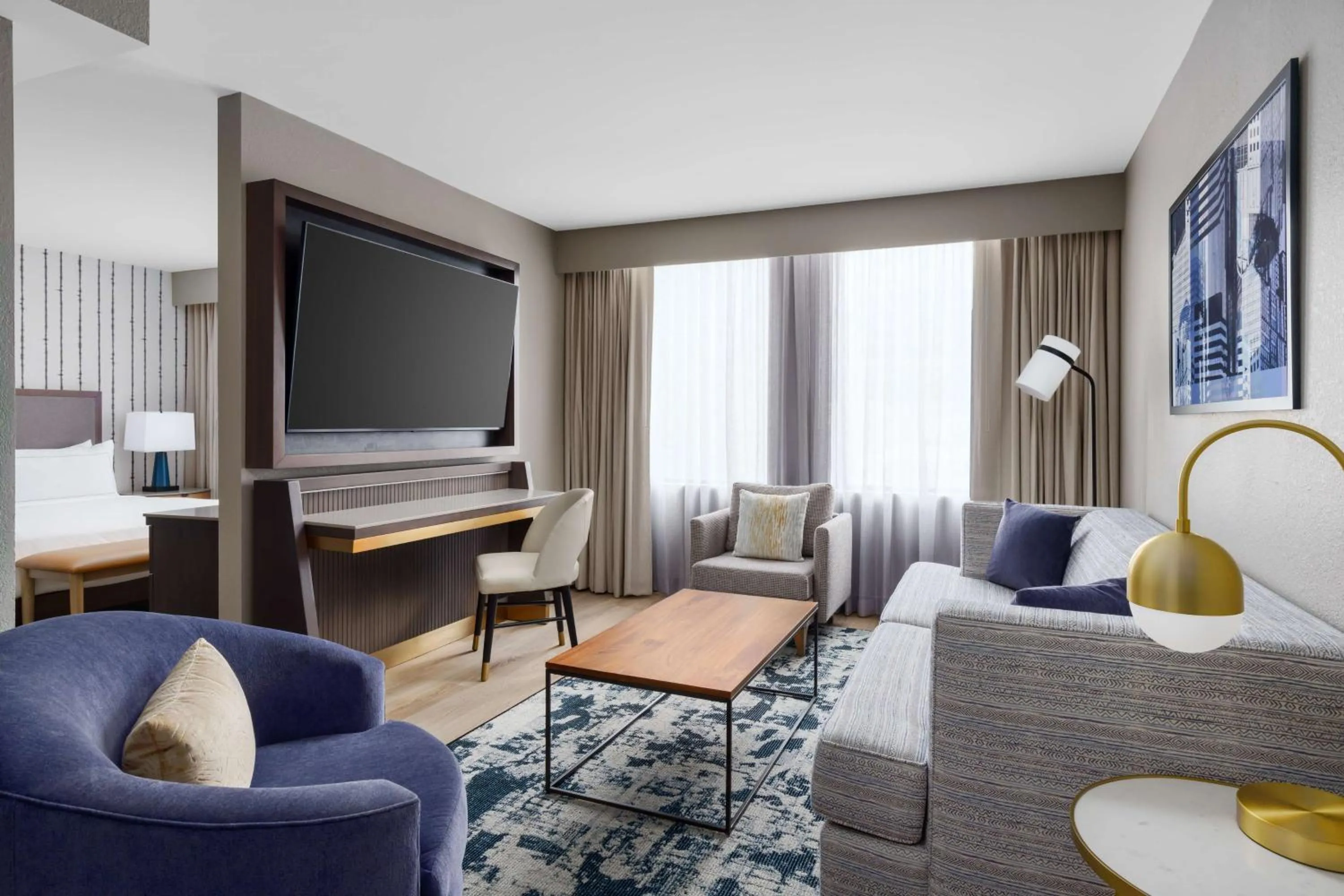 Bedroom in DoubleTree by Hilton Charlotte City Center