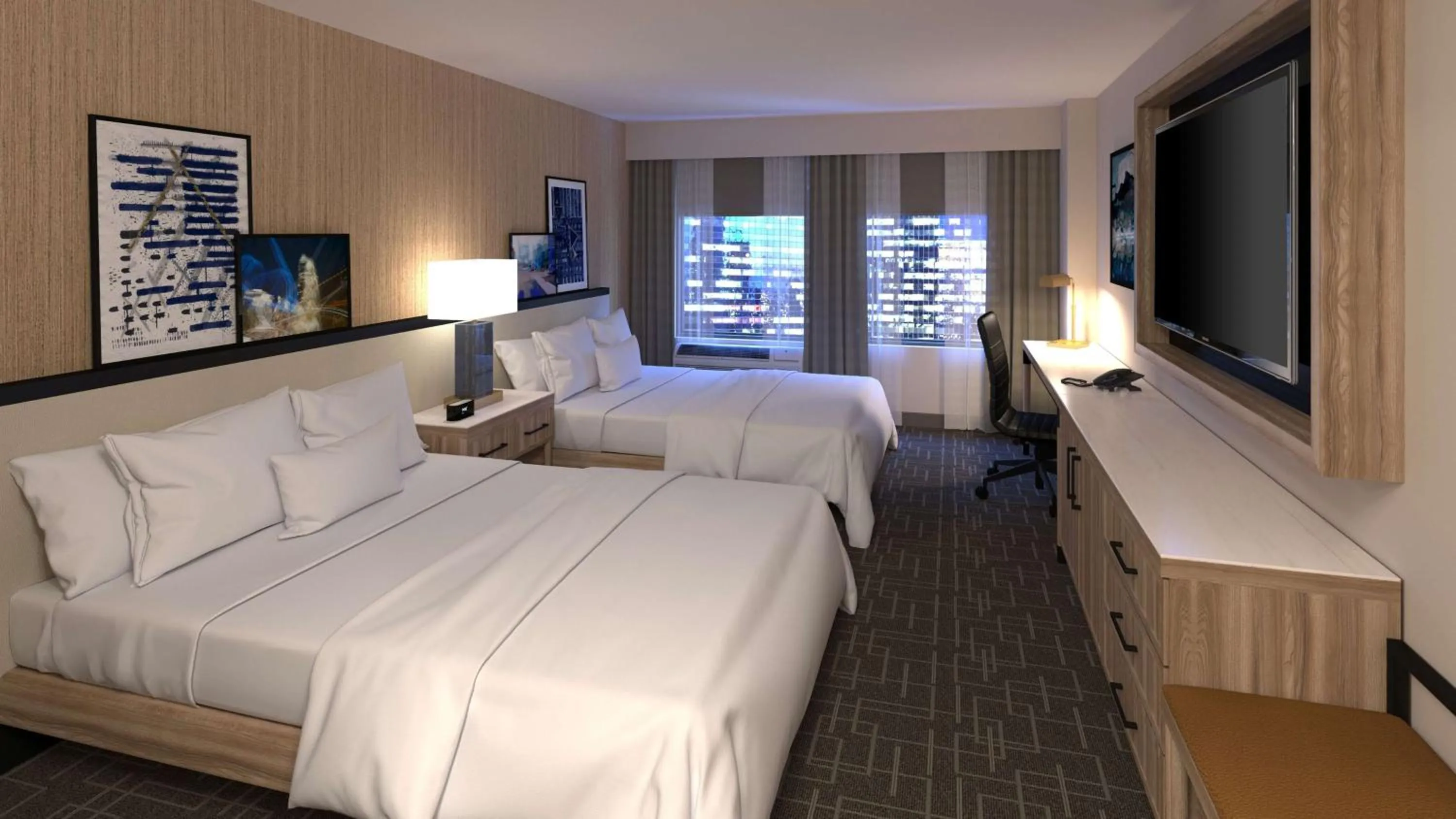 Bed in DoubleTree by Hilton Charlotte City Center