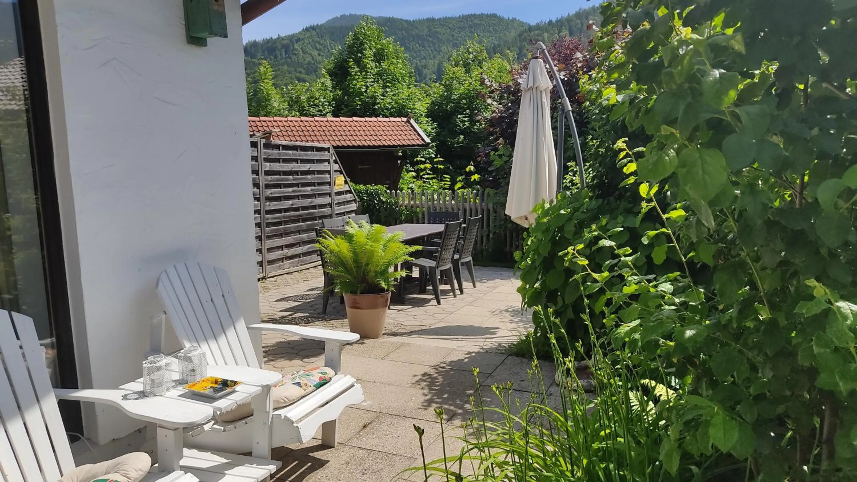Garden in Pension Bergblick