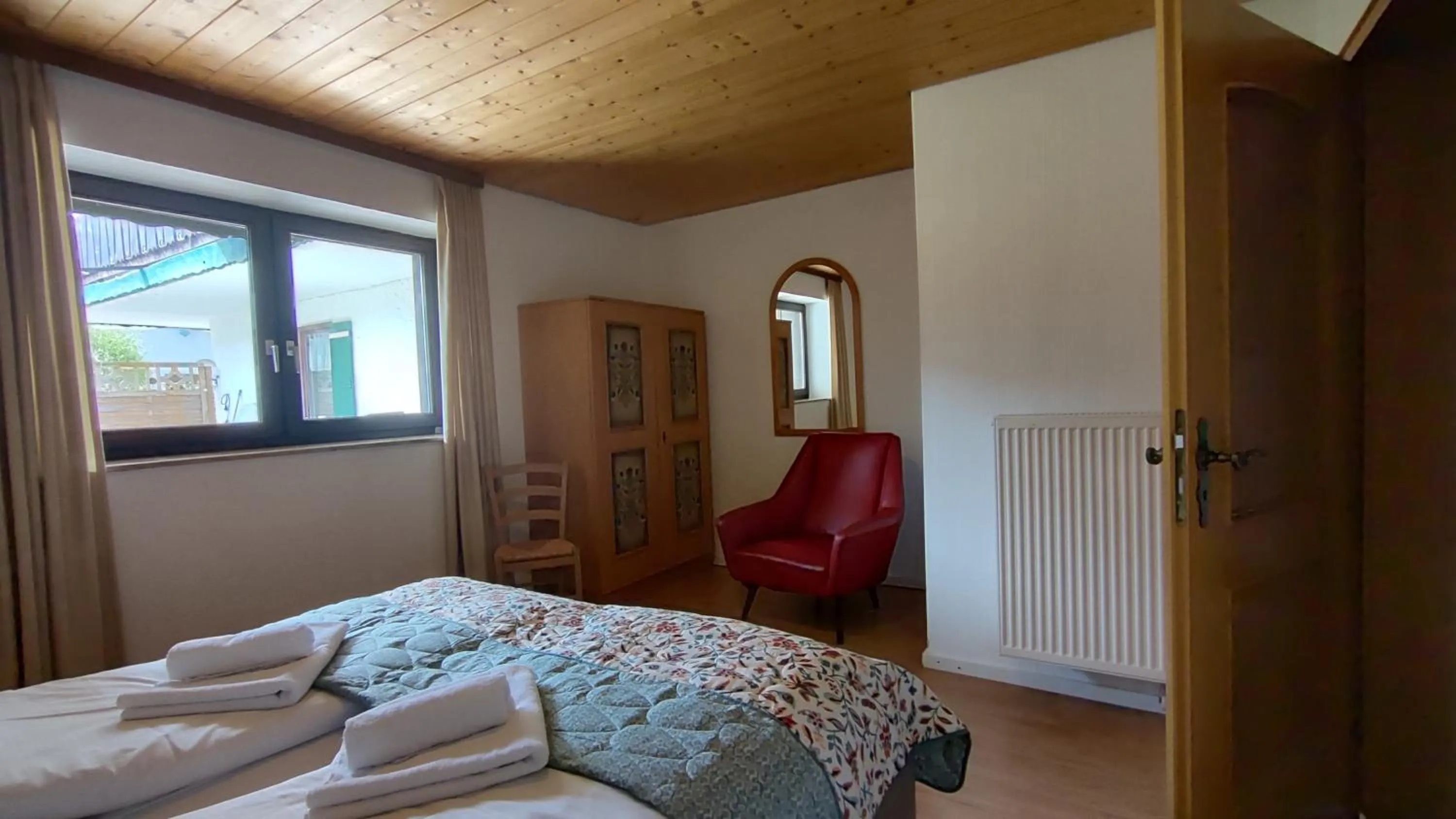 Bedroom, Bed in Pension Bergblick