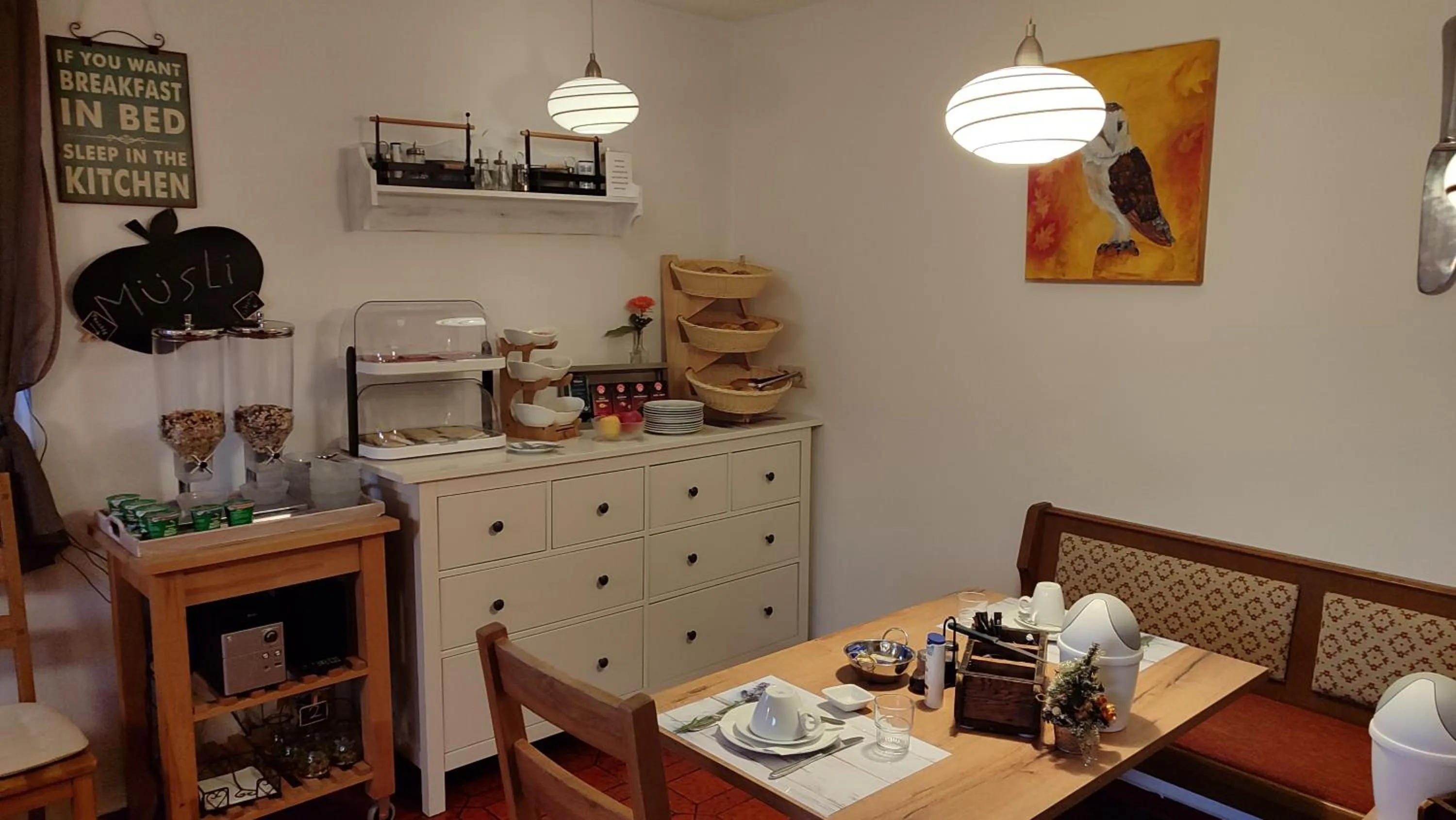 Buffet breakfast in Pension Bergblick