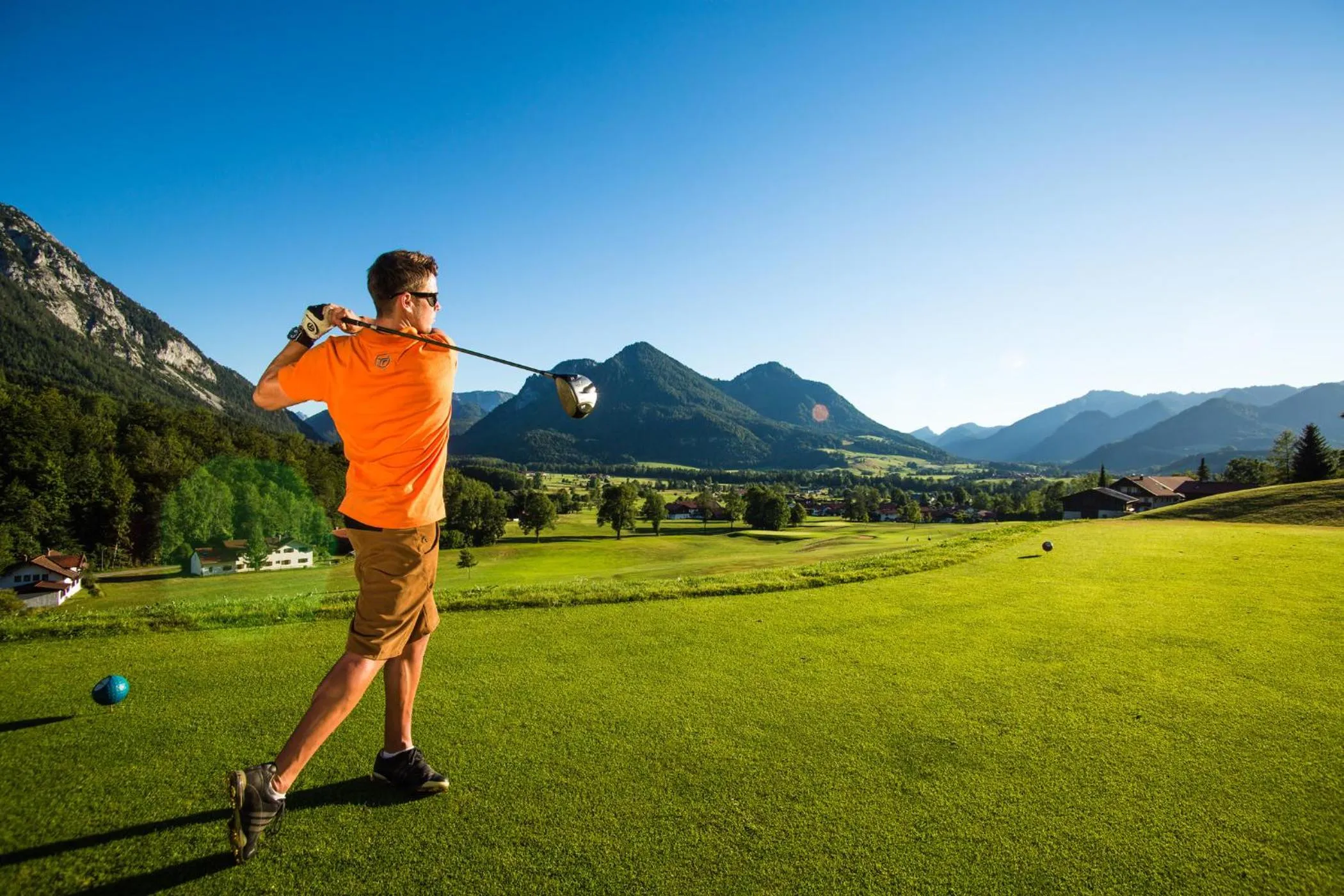 Golfcourse in Pension Bergblick