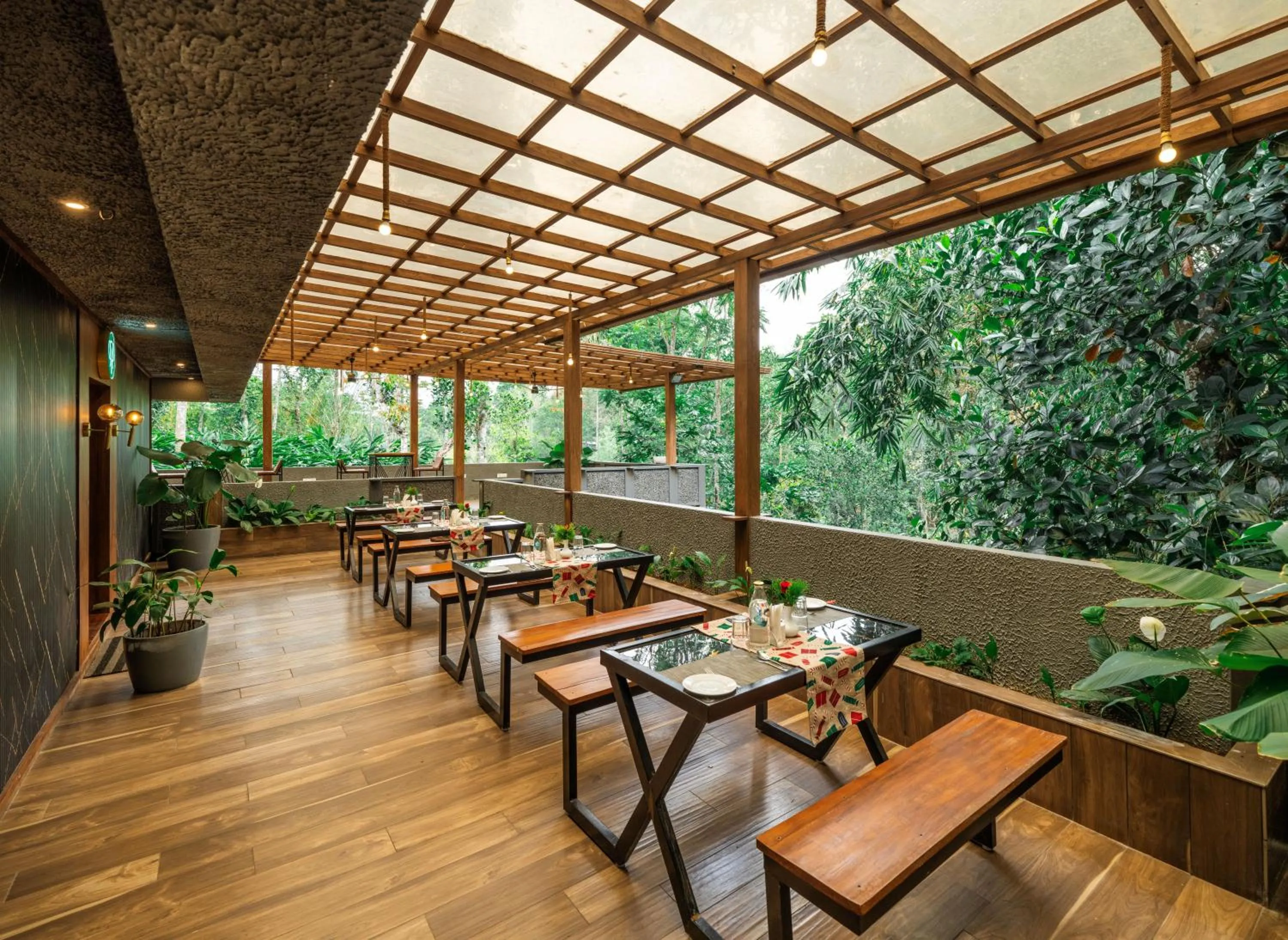 Restaurant/places to eat in The Mountain Courtyard Thekkady