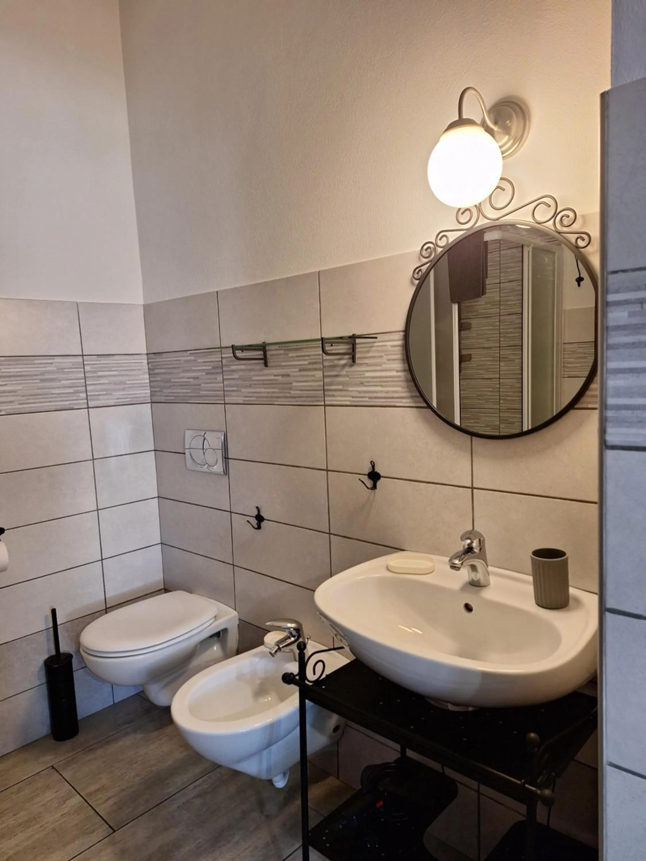 Toilet in Rooms & Breakfast - La Tana del Luppolo