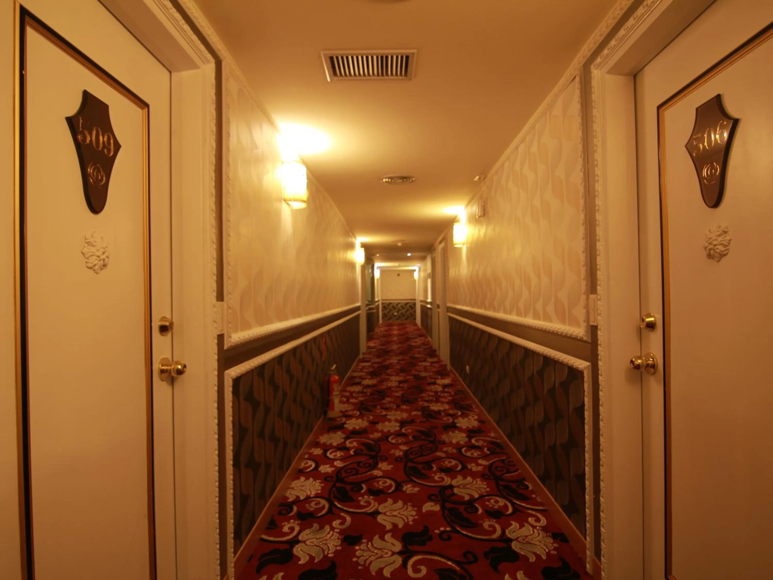 Decorative detail in Wonderful Hall Hotel