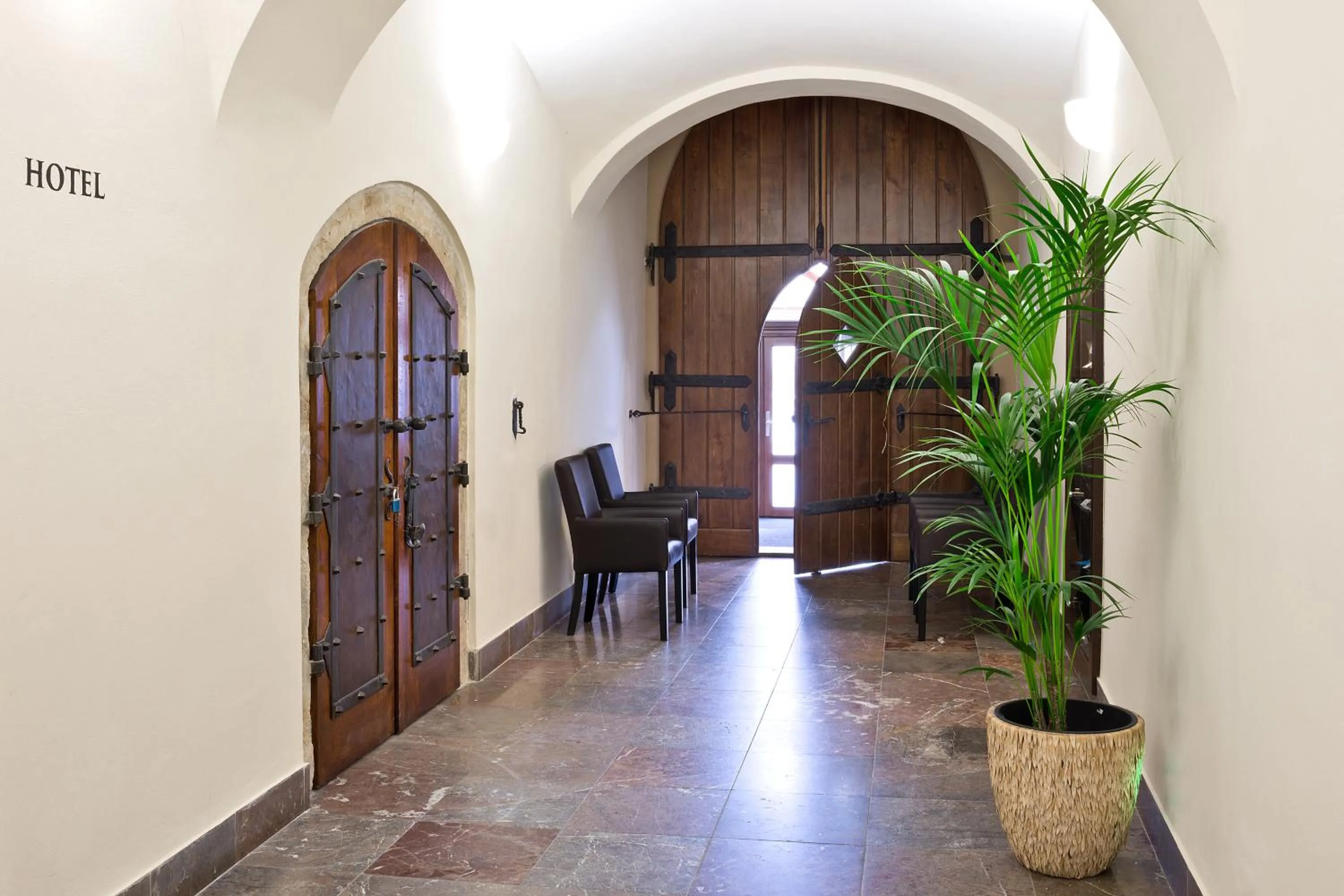 Lobby or reception in Hotel U Hada Žatec