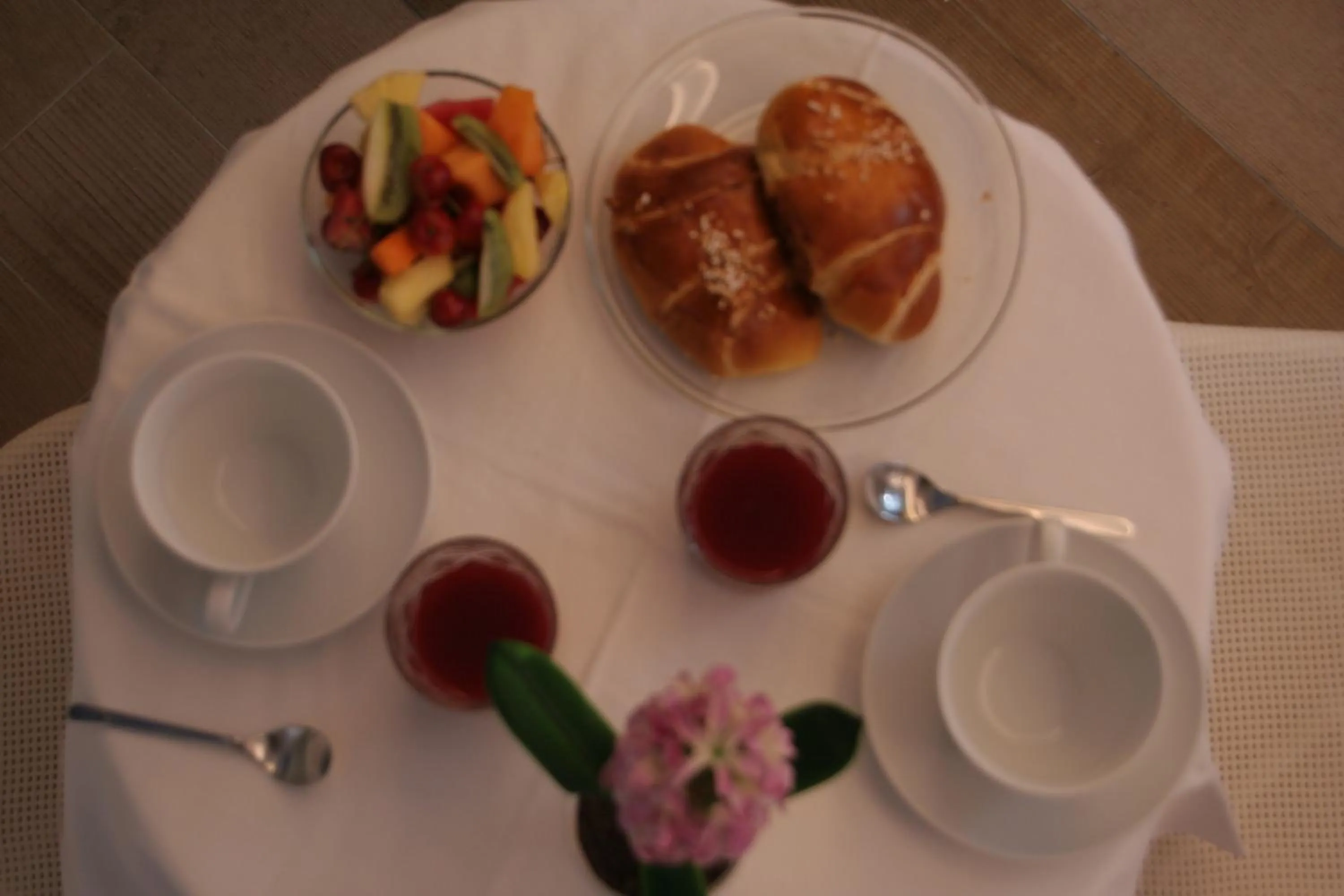 Food and drinks in B&B Federico II