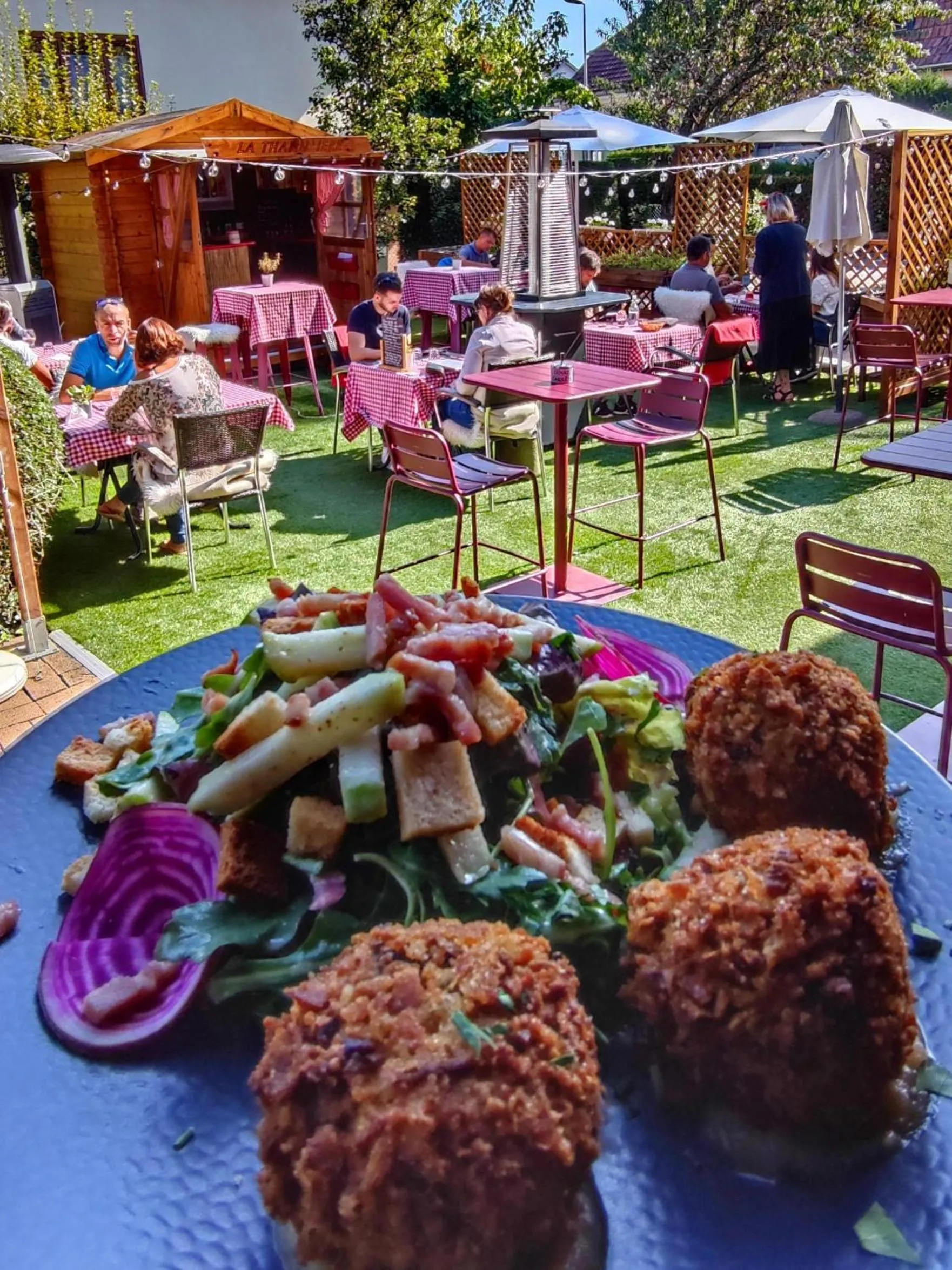 Balcony/Terrace in Hotel Restaurant Aux Sapins