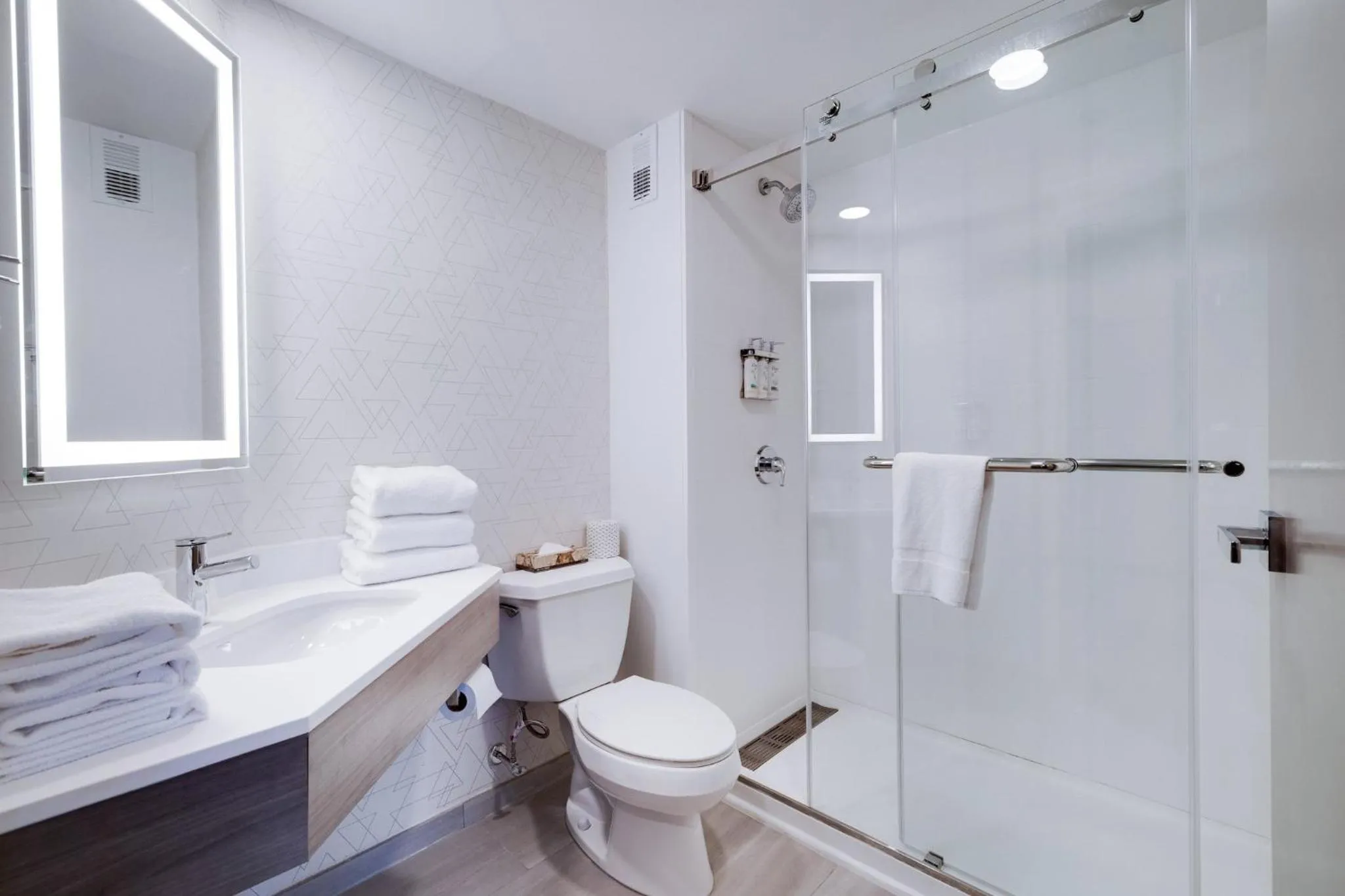 Bathroom in Holiday Inn Express Wilkes Barre East by IHG