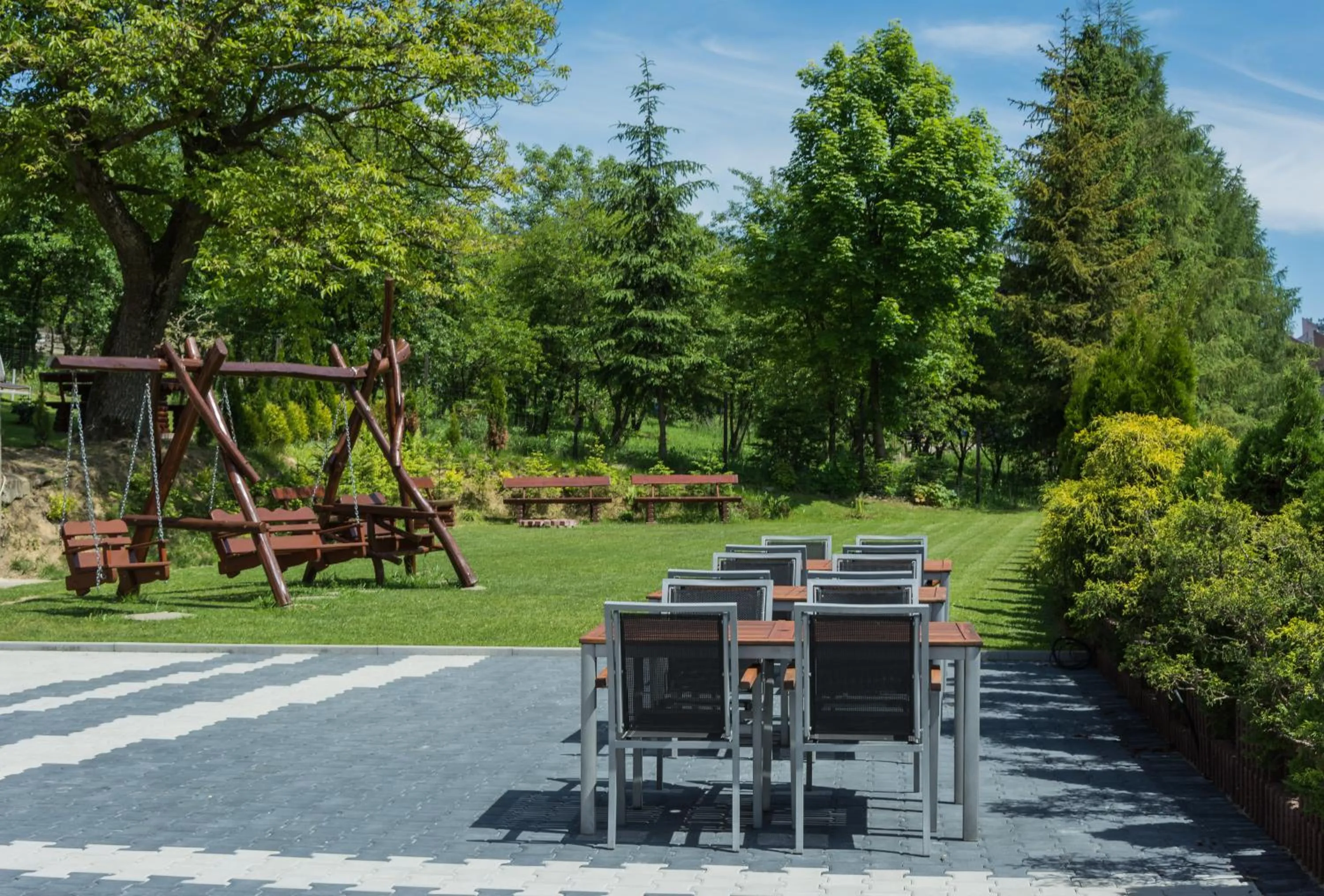 Garden in Willa Belweder