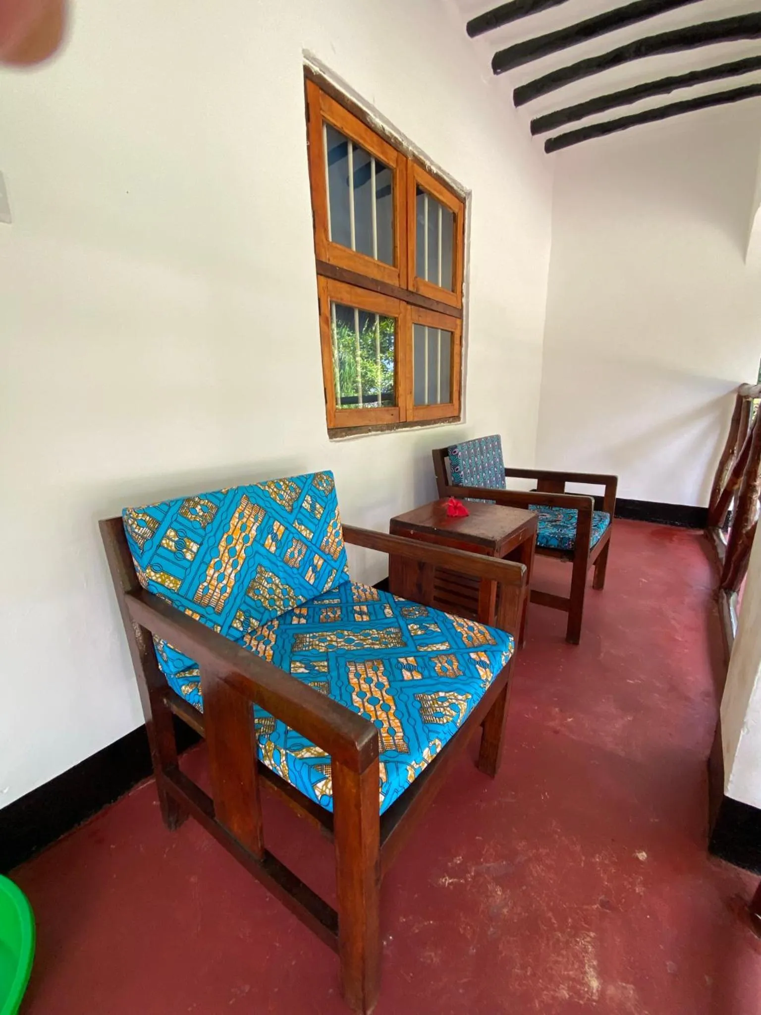 Seating area, Bed in Menai Bay Beach Bungalows