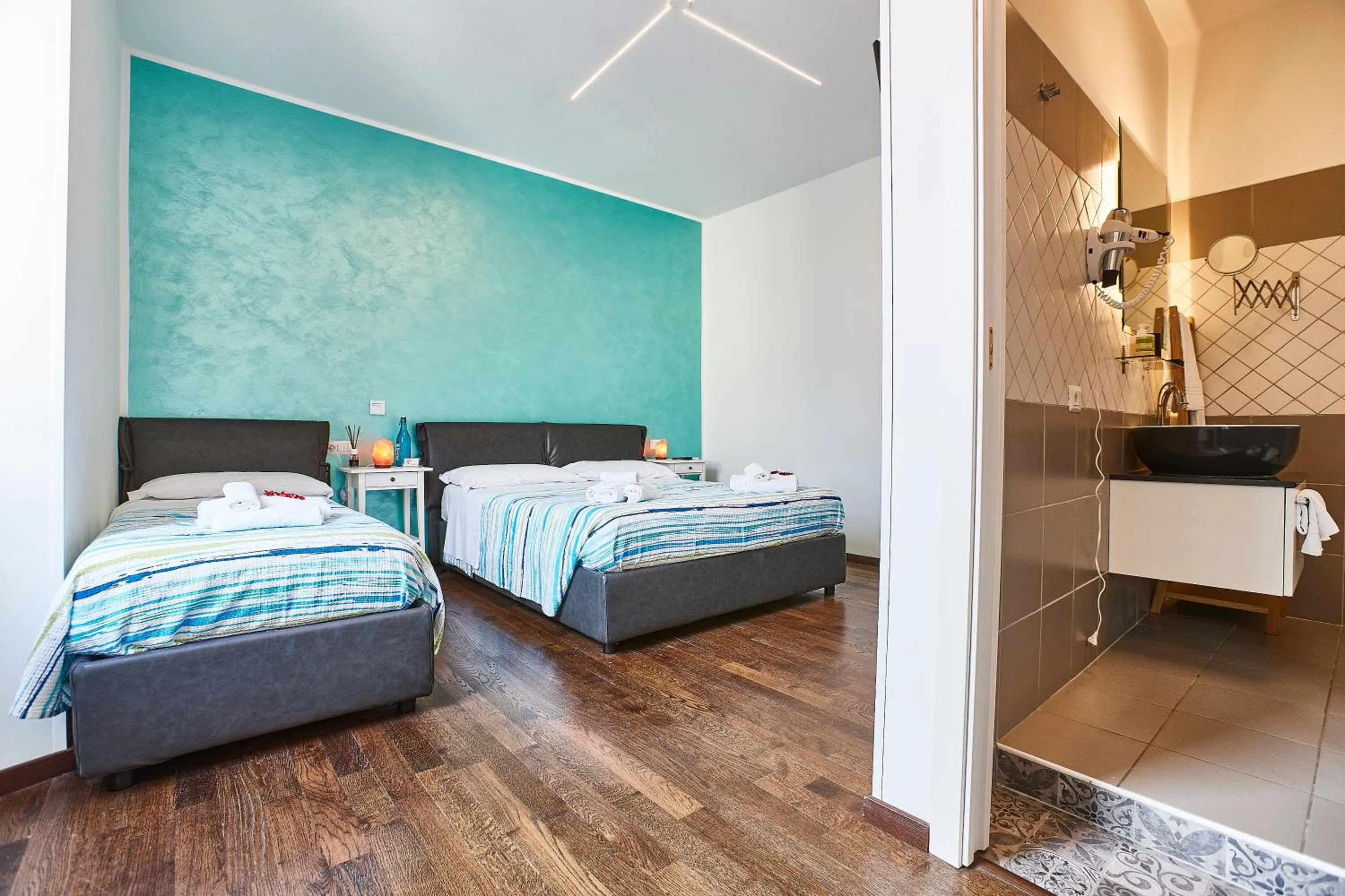 Bed in BB HomEitaly Civitavecchia