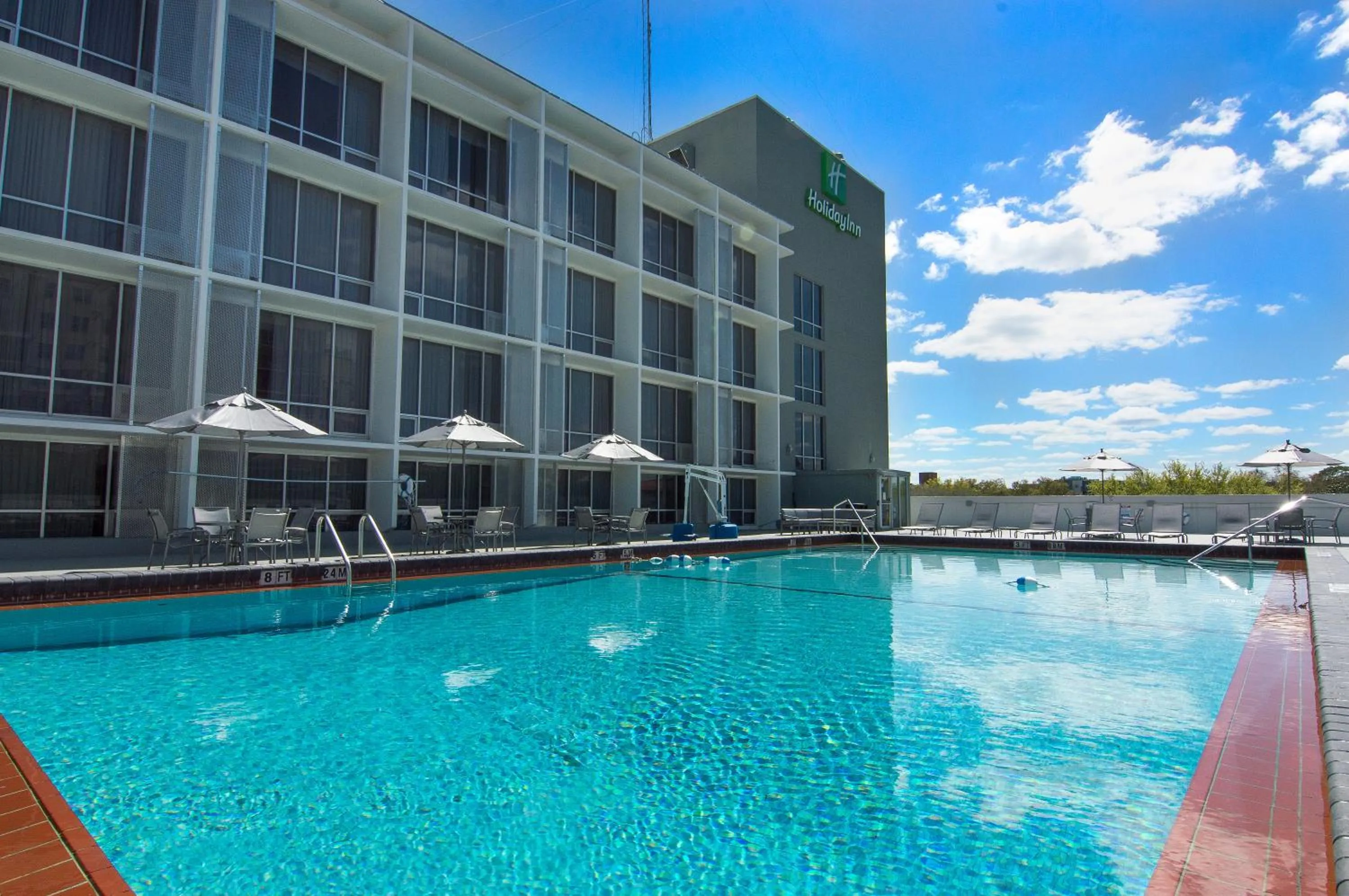 Pool view in Holiday Inn Gainesville-University Center by IHG