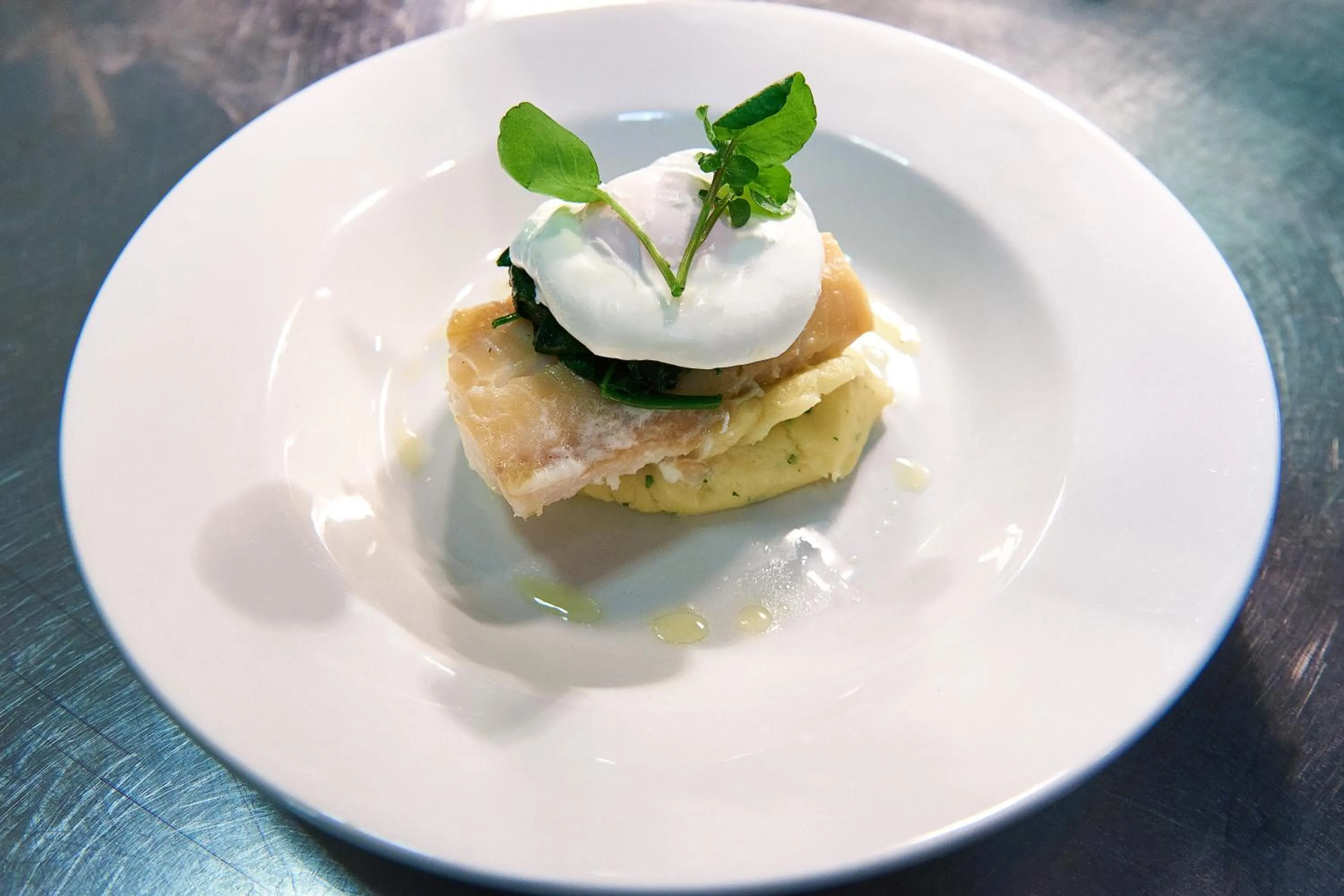 Food close-up in The Queens Head