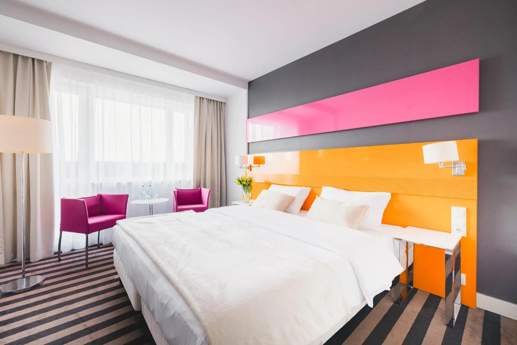 Photo of the whole room, Bed in METROPOL Hotel Katowice