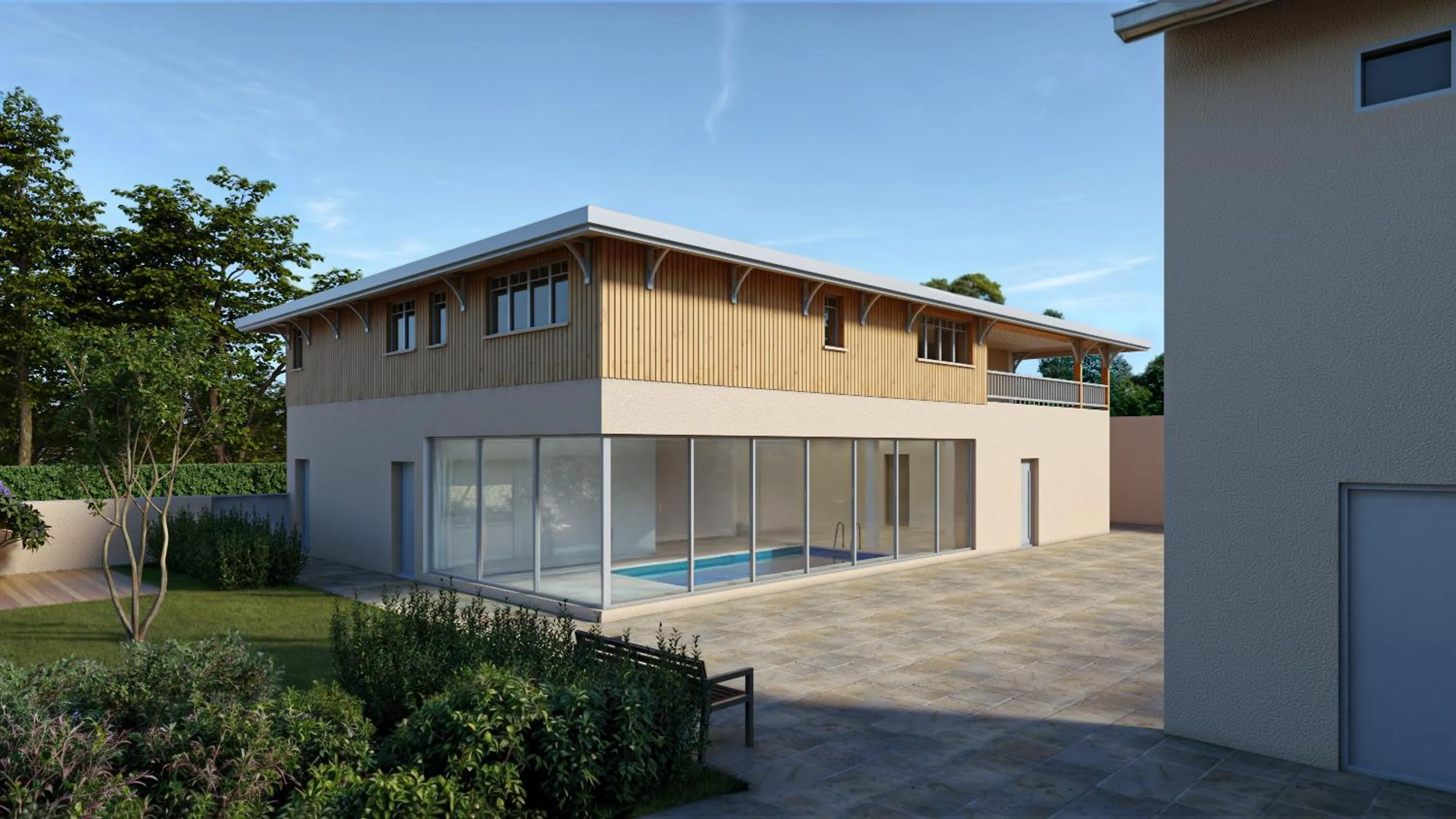 Swimming pool in LOGIS HOTELS - Hôtel et Restaurant L'Océana