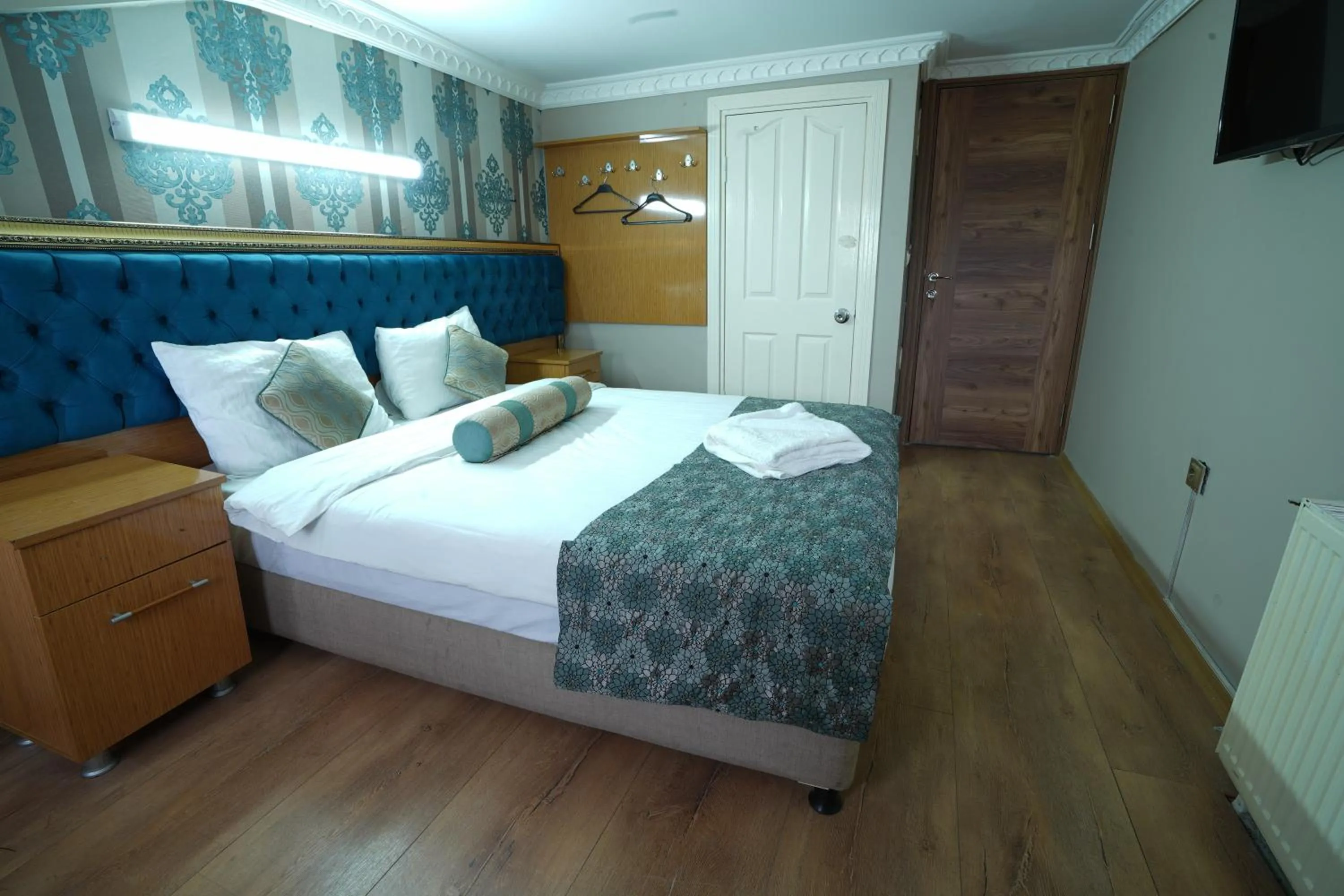 Bed in İSTA Golden Palace Hotel