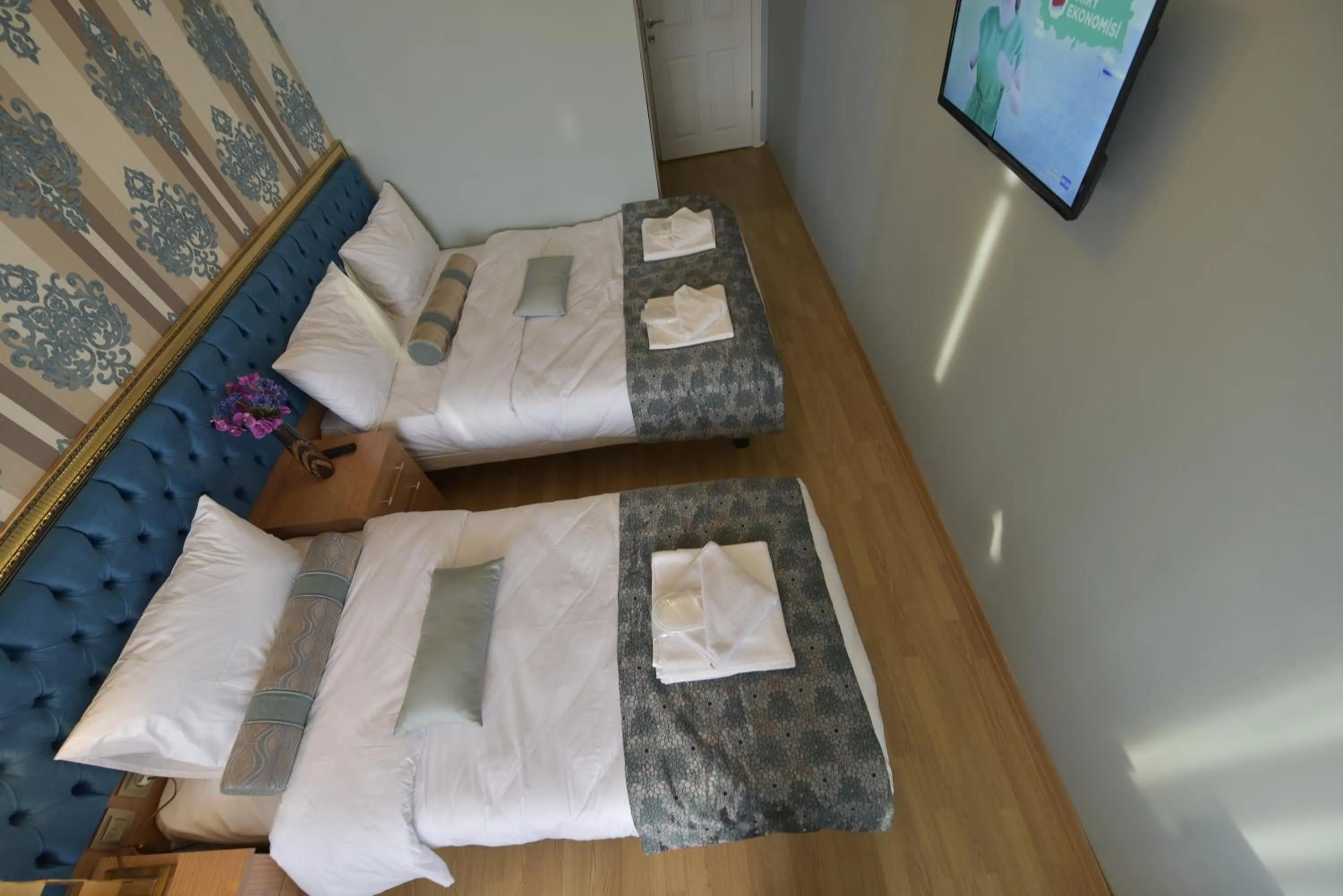 Bed in İSTA Golden Palace Hotel