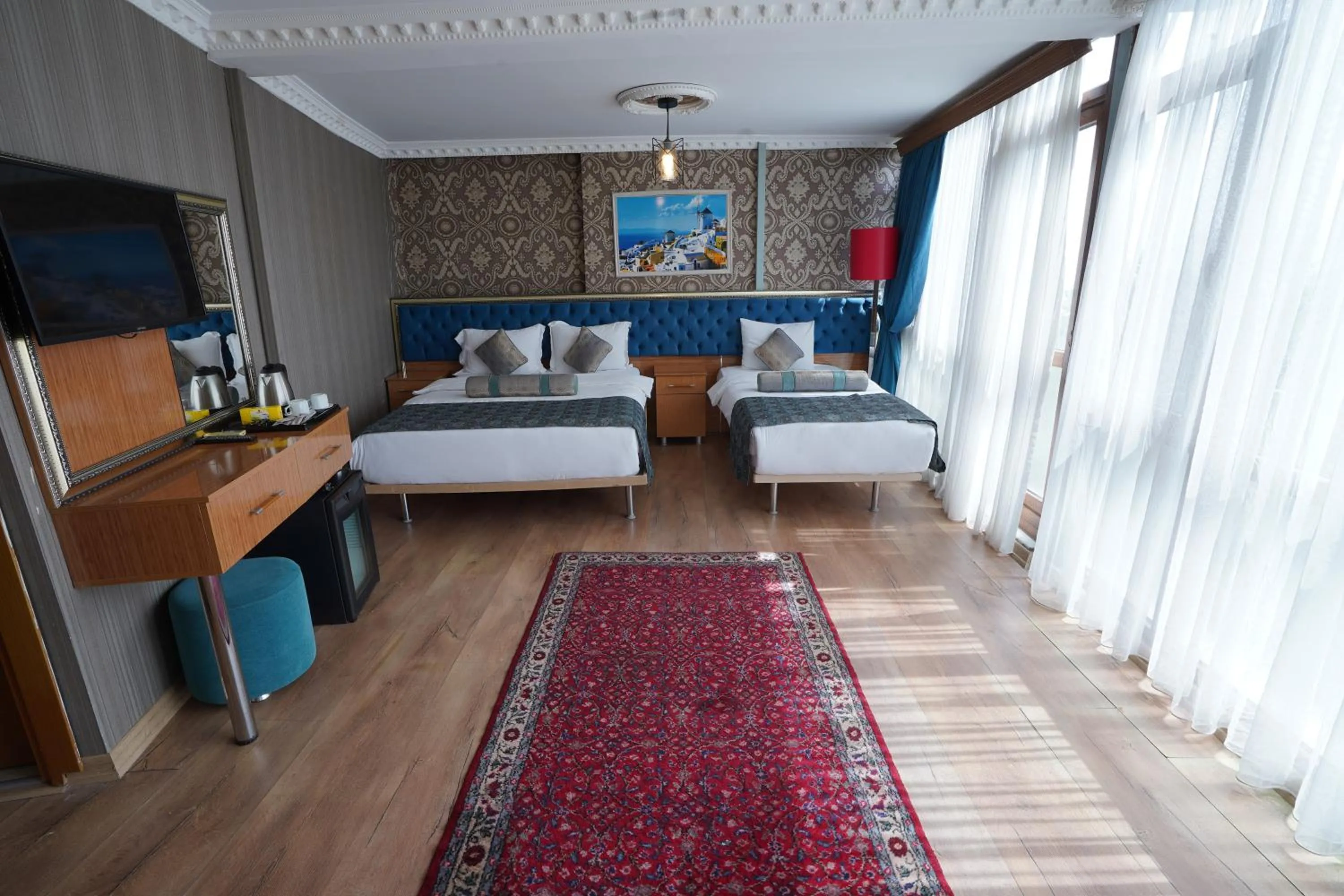 Bed in İSTA Golden Palace Hotel