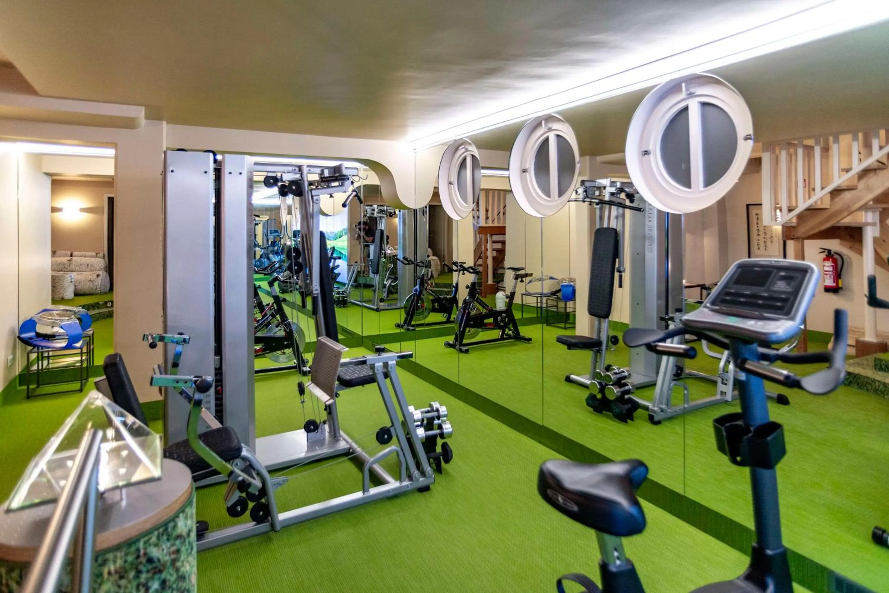 Fitness centre/facilities in Hotel Schindlerhof