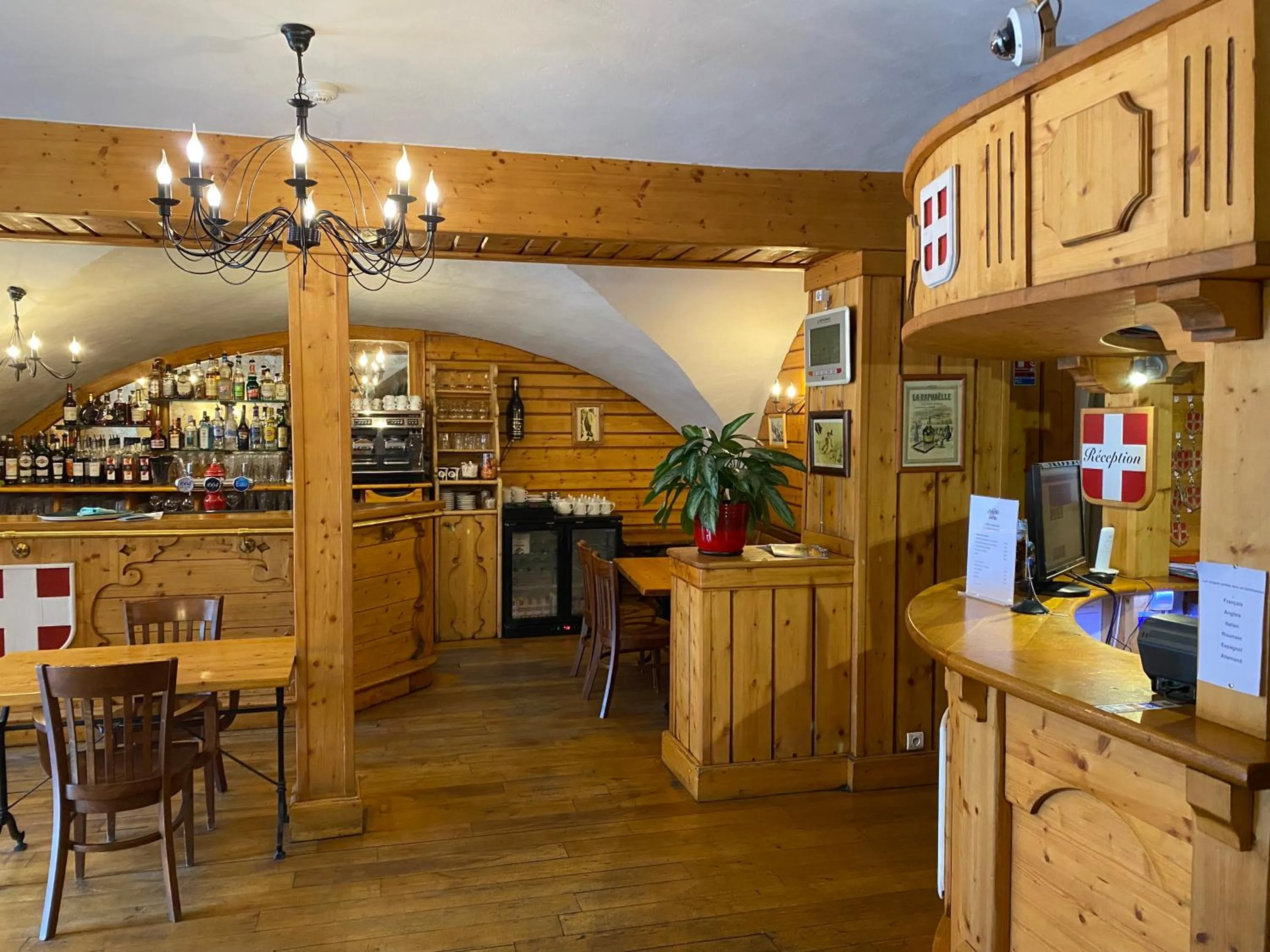 Lobby or reception in Auberge de Savoie