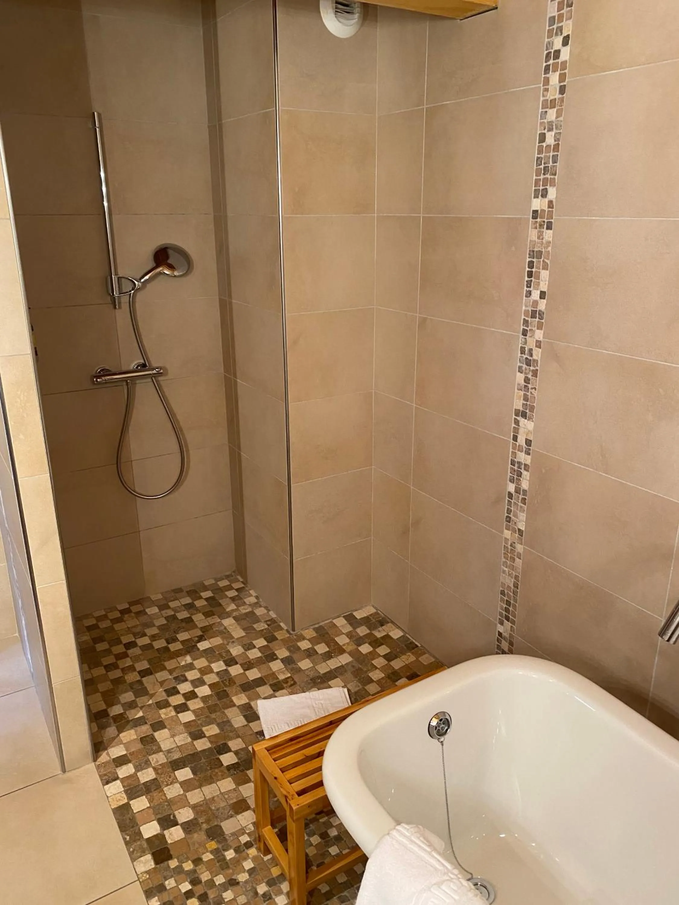 Shower in Auberge de Savoie