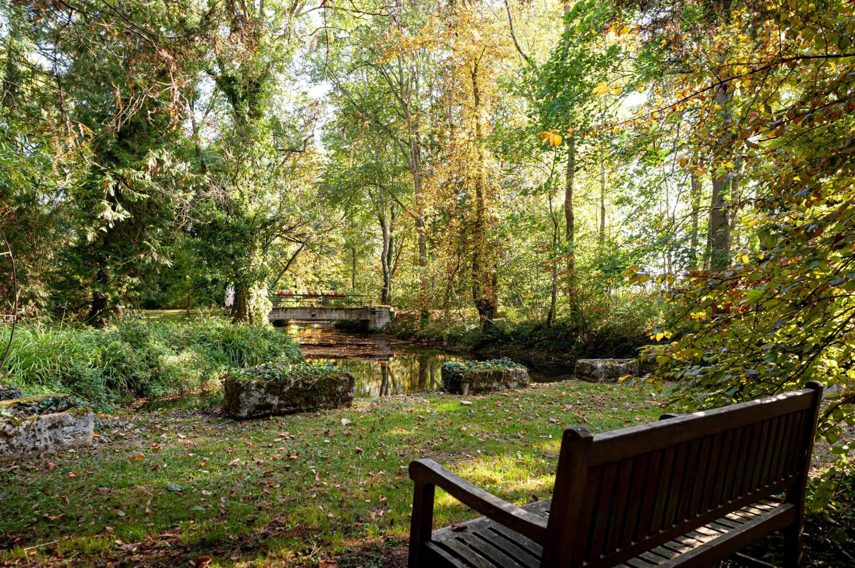 Garden in Hostellerie De Levernois