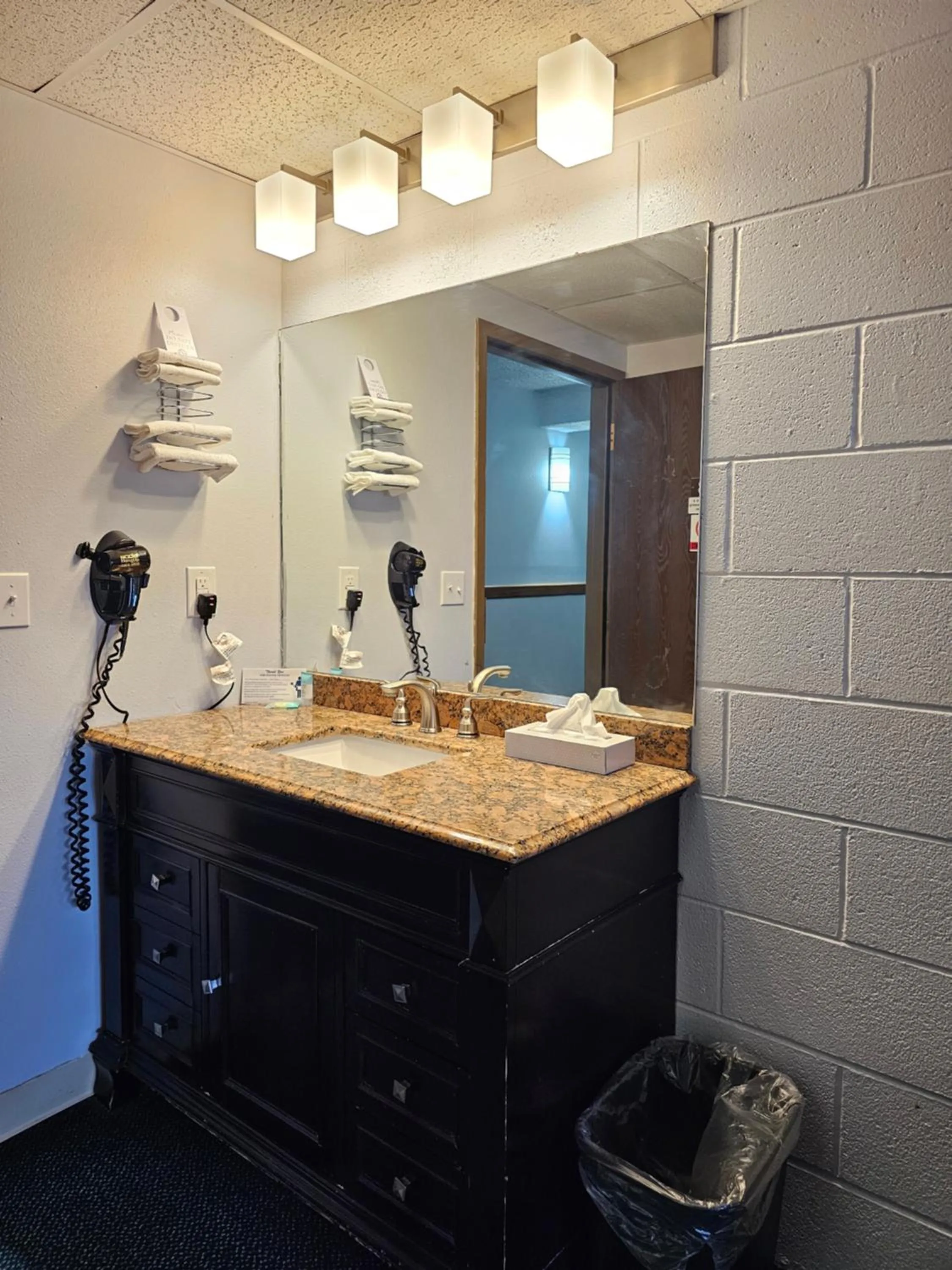 Bathroom in 1st Choice Inn of Rawlins