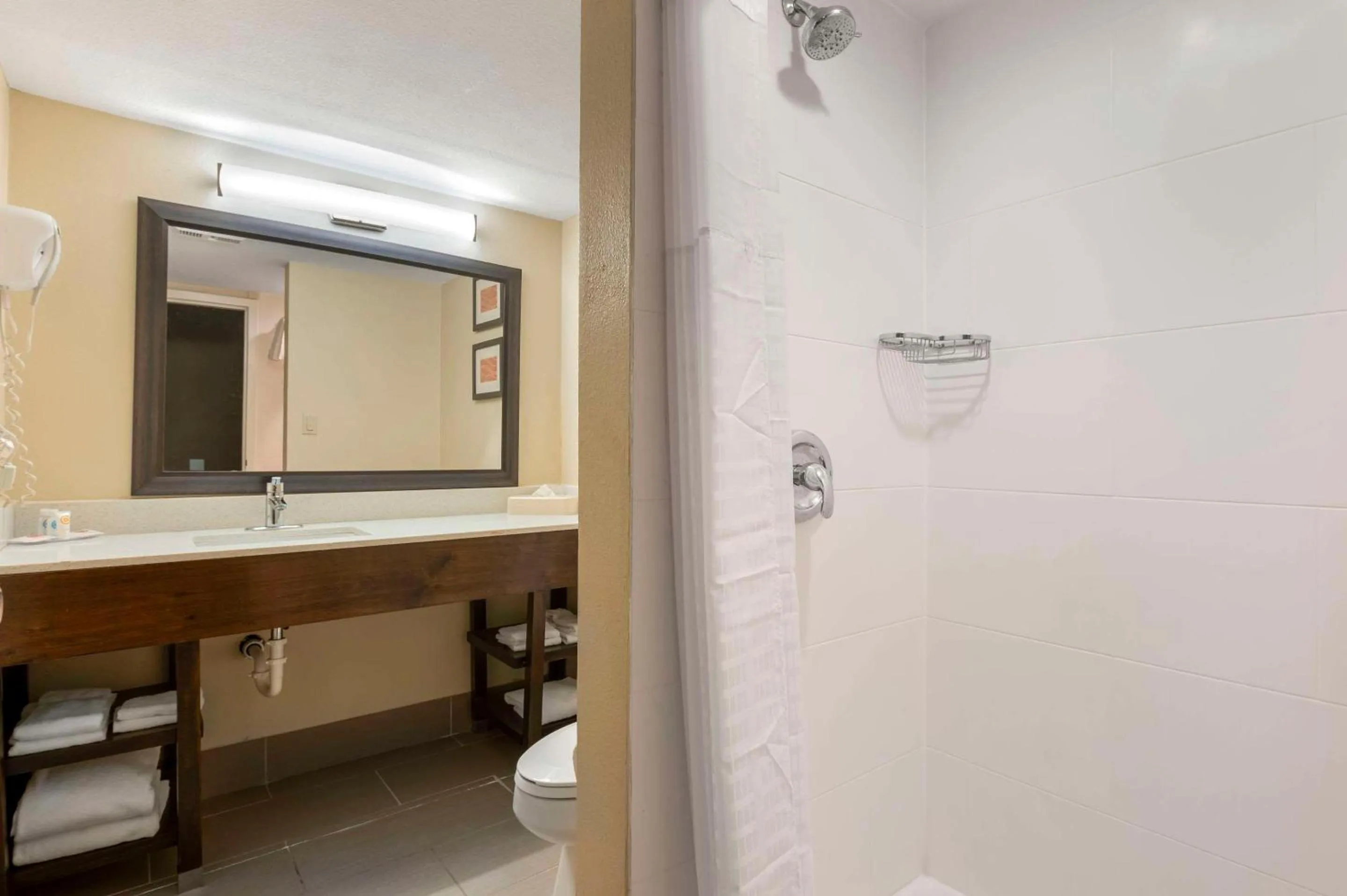 Shower in Comfort Inn & Suites Indianapolis Northwest - College Park