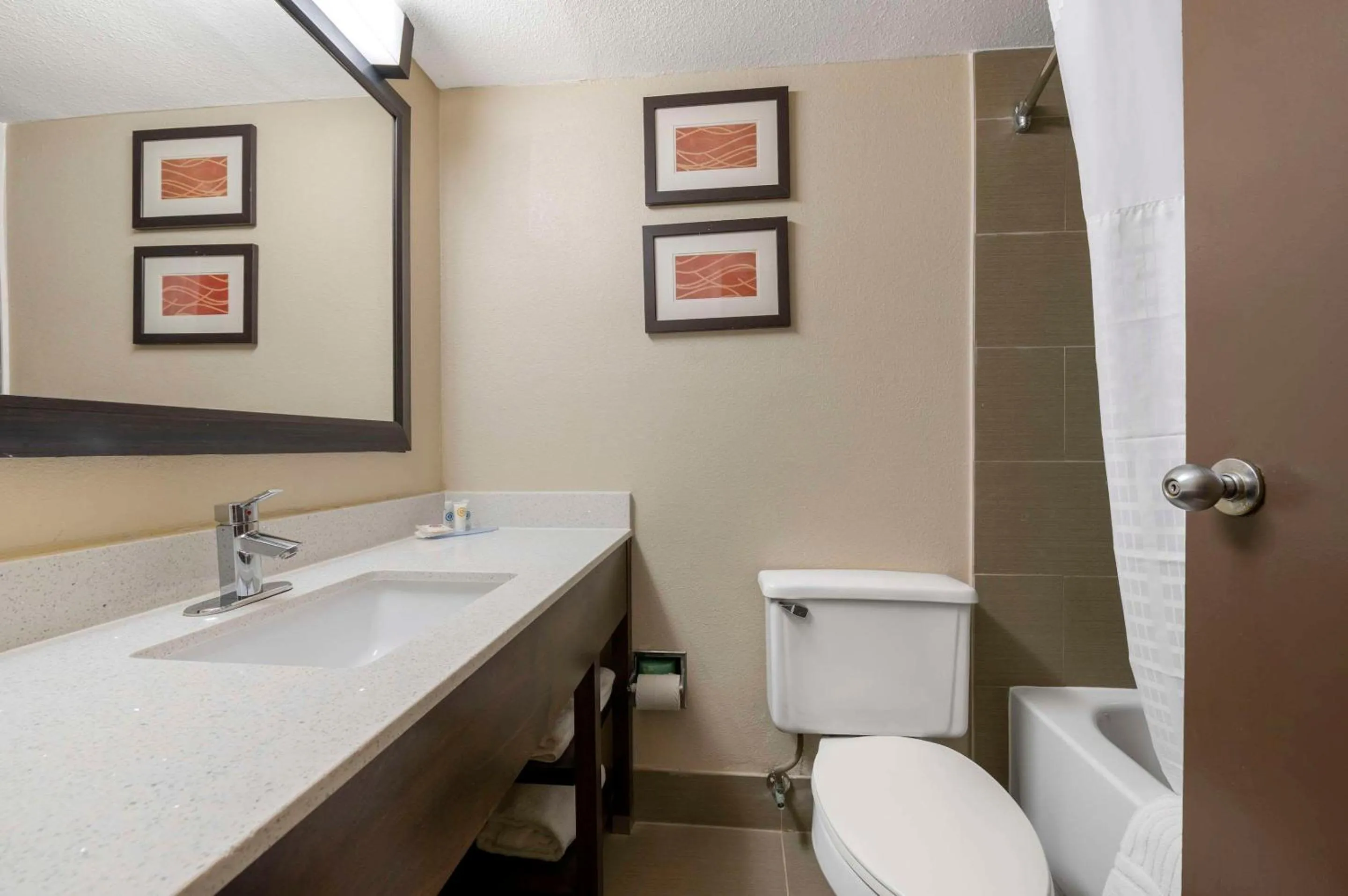 Bathroom in Comfort Inn & Suites Indianapolis Northwest - College Park